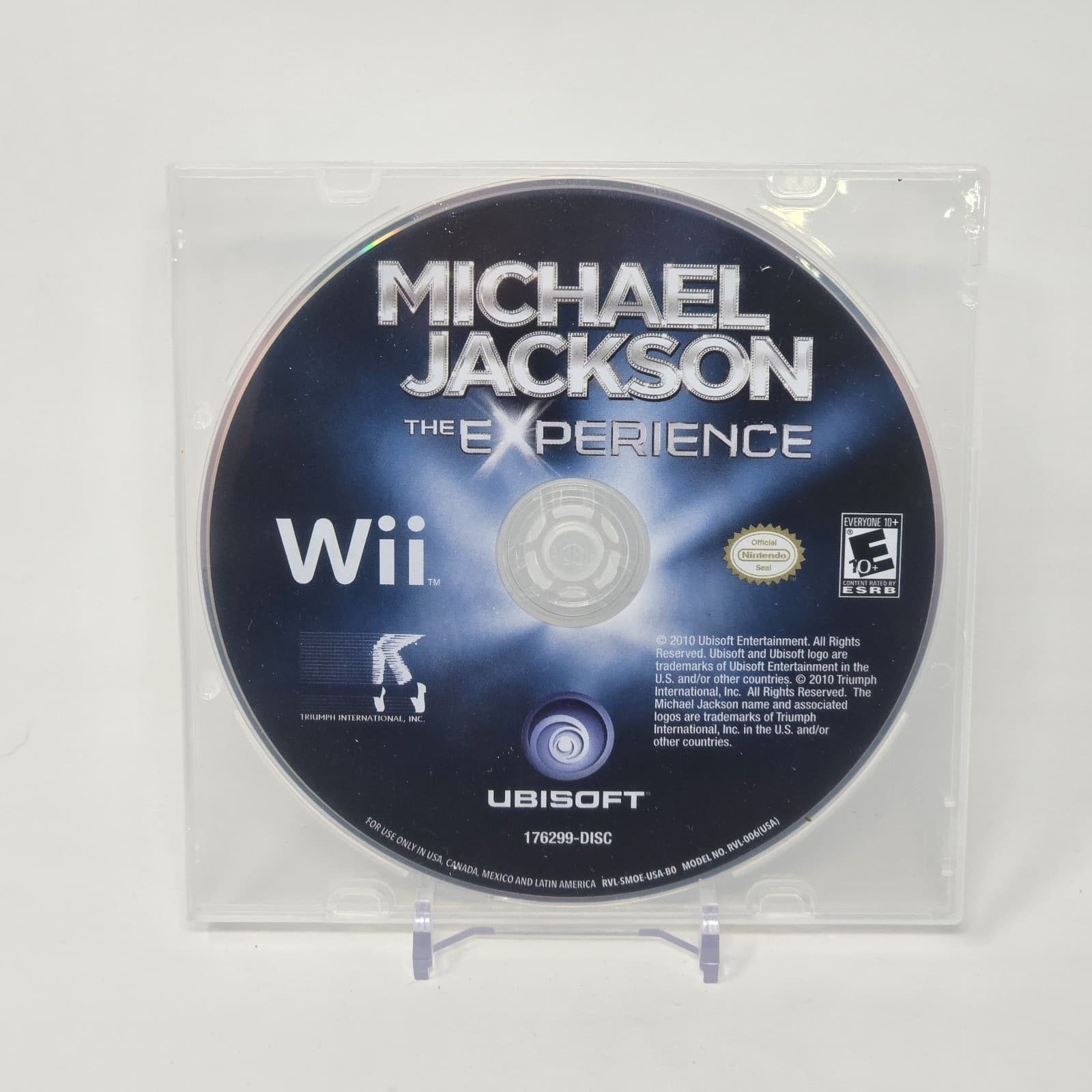 Michael Jackson: The Experience (Nintendo Wii) Disc TESTED