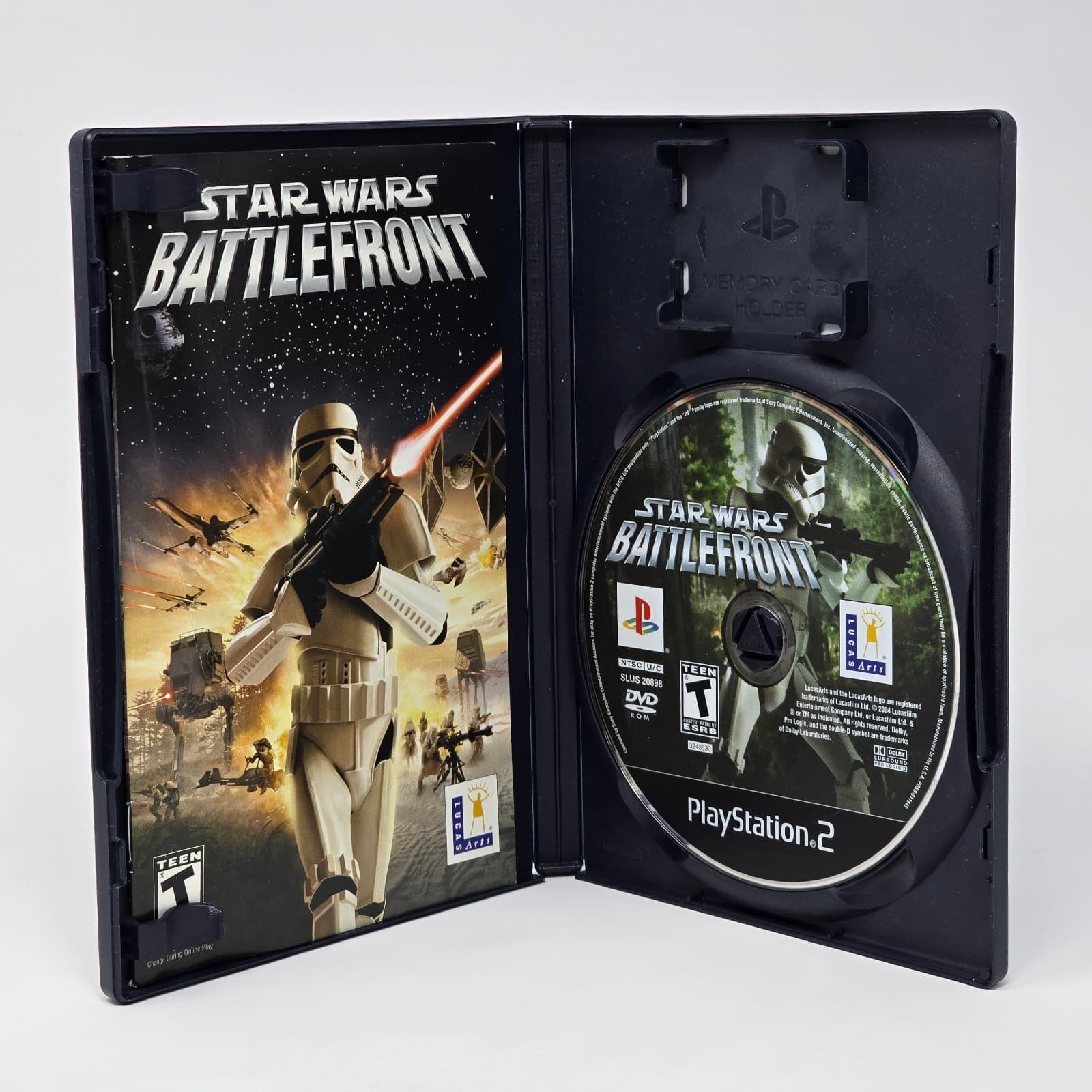 Star Wars: Battlefront (PlayStation 2 PS2) Black Label CIB COMPLETE & TESTED - Thumbnail 2
