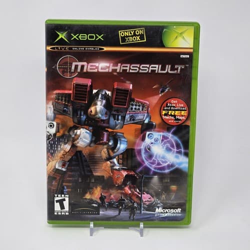 MechAssault (Original Xbox) Black Label CIB COMPLETE & TESTED