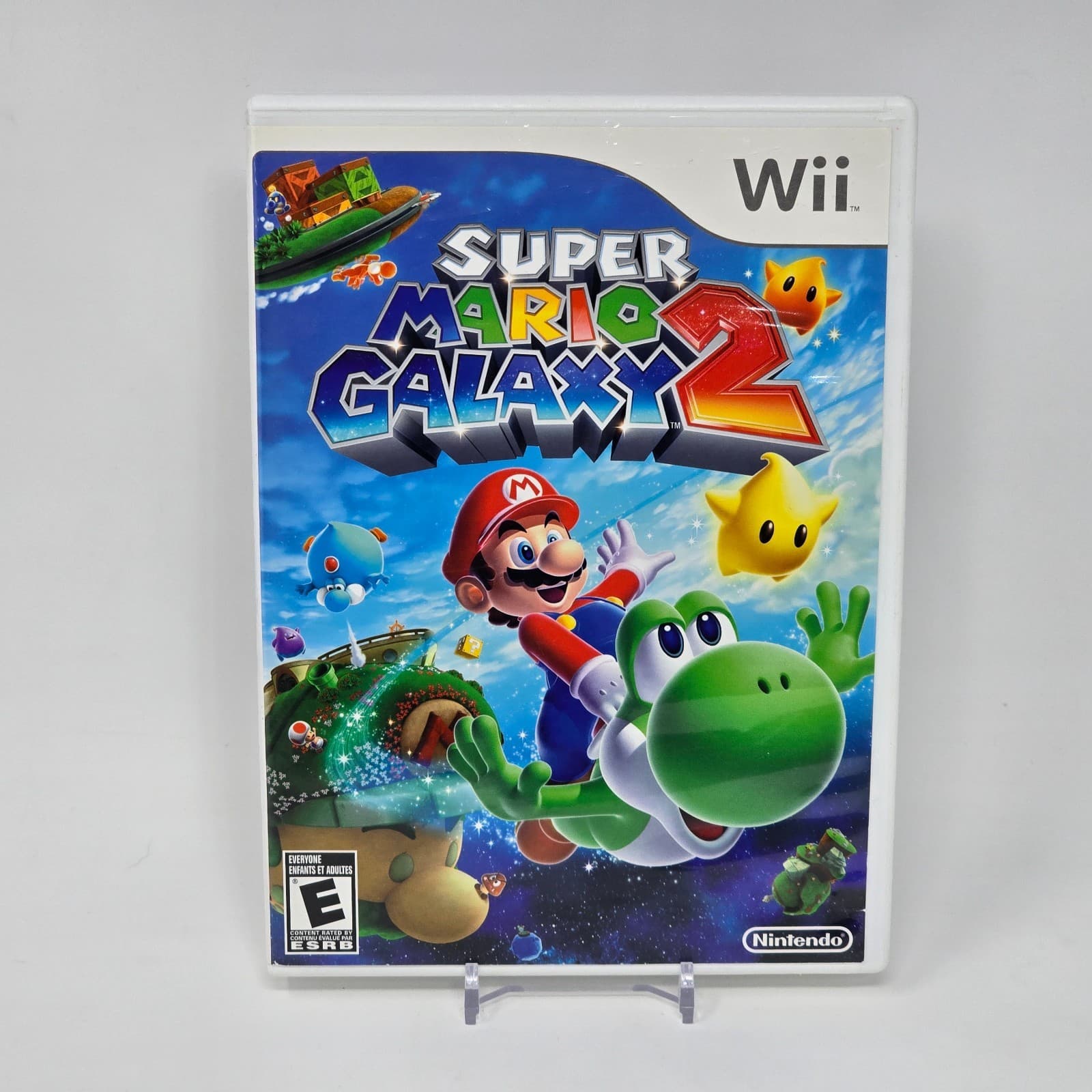 Super Mario Galaxy 2 (Nintendo Wii) Case & Disc TESTED