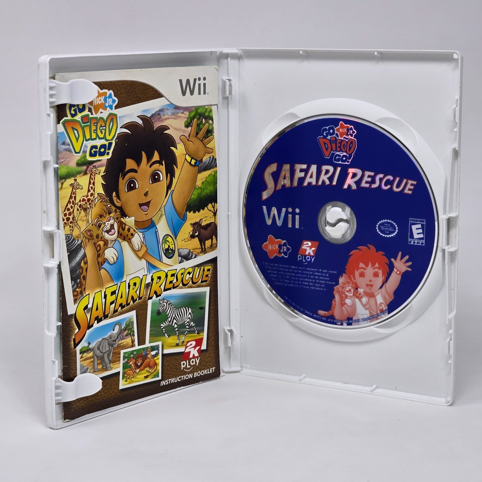 Go Diego Go! Safari Rescue (Nintendo Wii) CIB COMPLETE & TESTED - Thumbnail 2