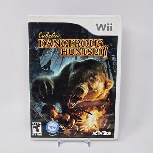 Cabela's Dangerous Hunts 2011 (Nintendo Wii) CIB COMPLETE & TESTED
