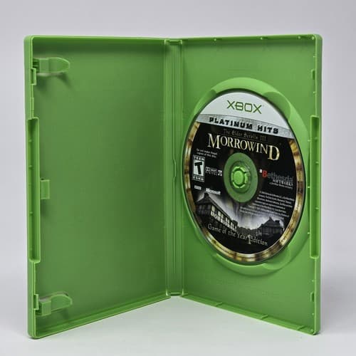 Elder Scrolls Morrowind GOY Edition (Original Xbox) Platinum Hits Case & Disc - Thumbnail 2