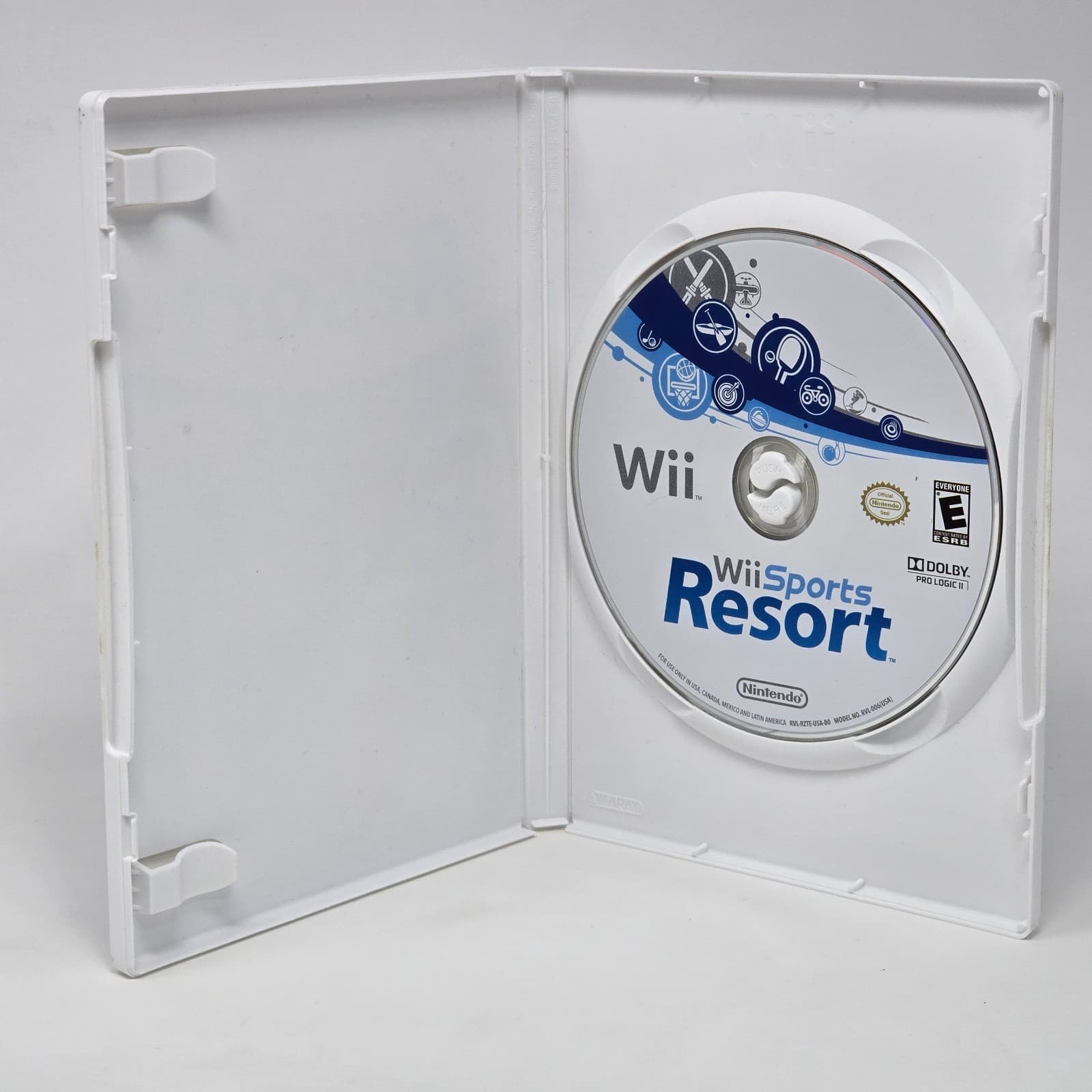 Wii Sports Resort (Nintendo Wii) Case & Disc TESTED - Thumbnail 2
