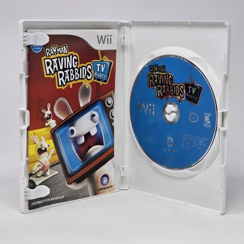 Rayman Raving Rabbids: TV Party (Nintendo Wii) CIB COMPLETE & TESTED - Thumbnail 2