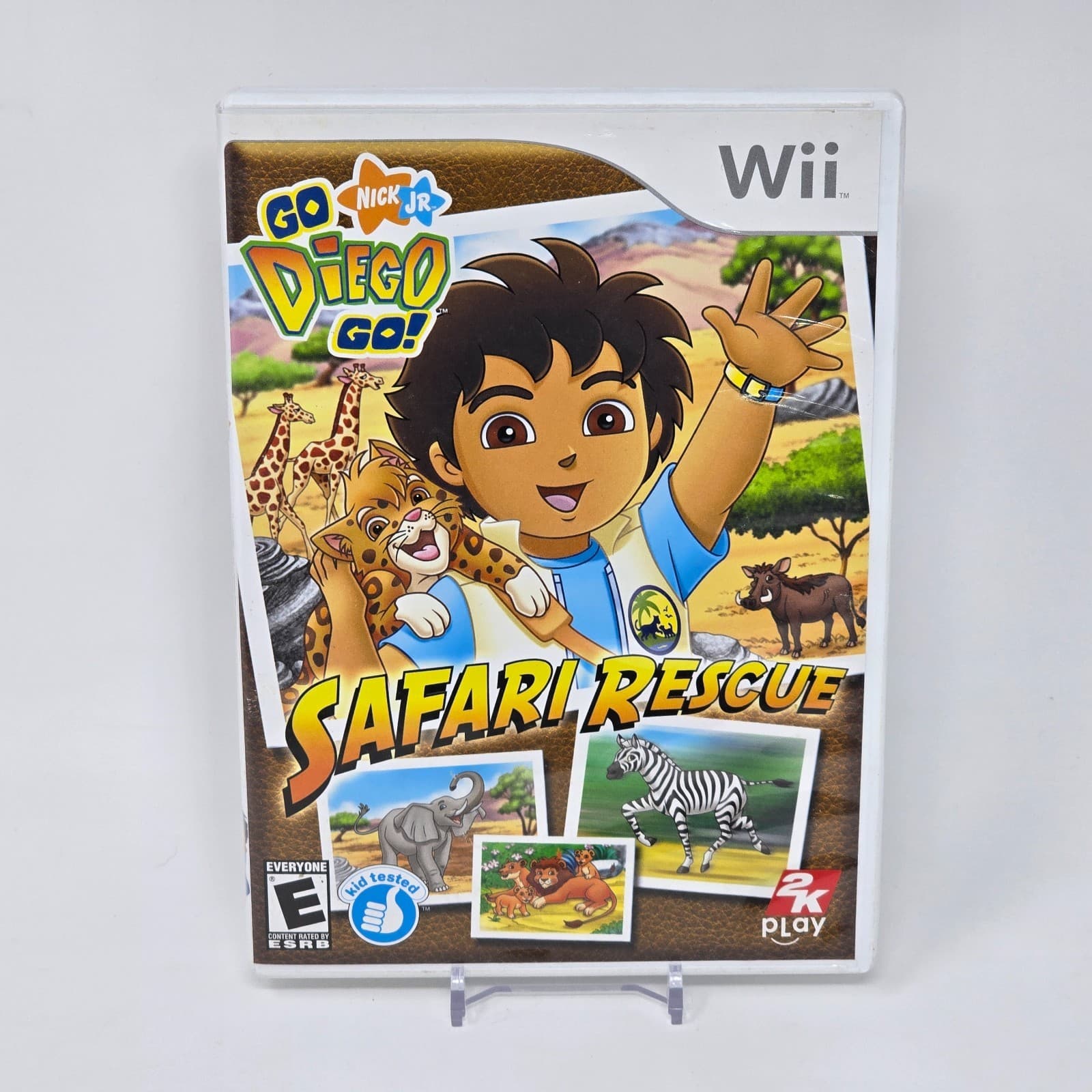 Go Diego Go! Safari Rescue (Nintendo Wii) CIB COMPLETE & TESTED