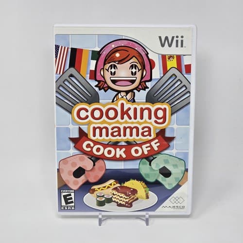 Cooking Mama: Cook Off (Nintendo Wii) CIB COMPLETE & TESTED