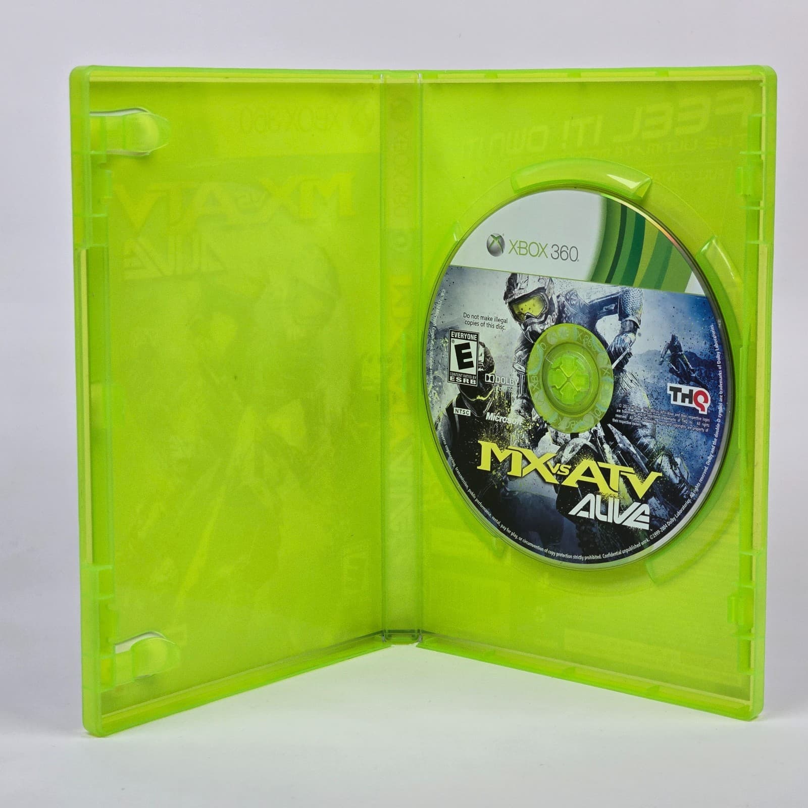 MX vs ATV: Alive (Xbox 360) Case & Disc - Thumbnail 2