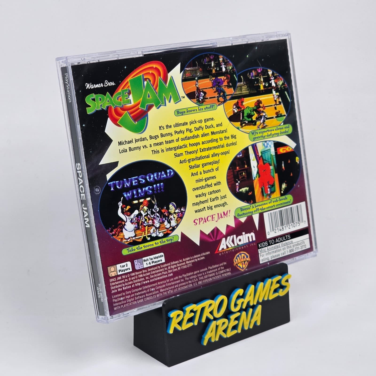 💿REFURBISHED Space Jam (PlayStation 1 PS1) CIB COMPLETE💿 - Thumbnail 4