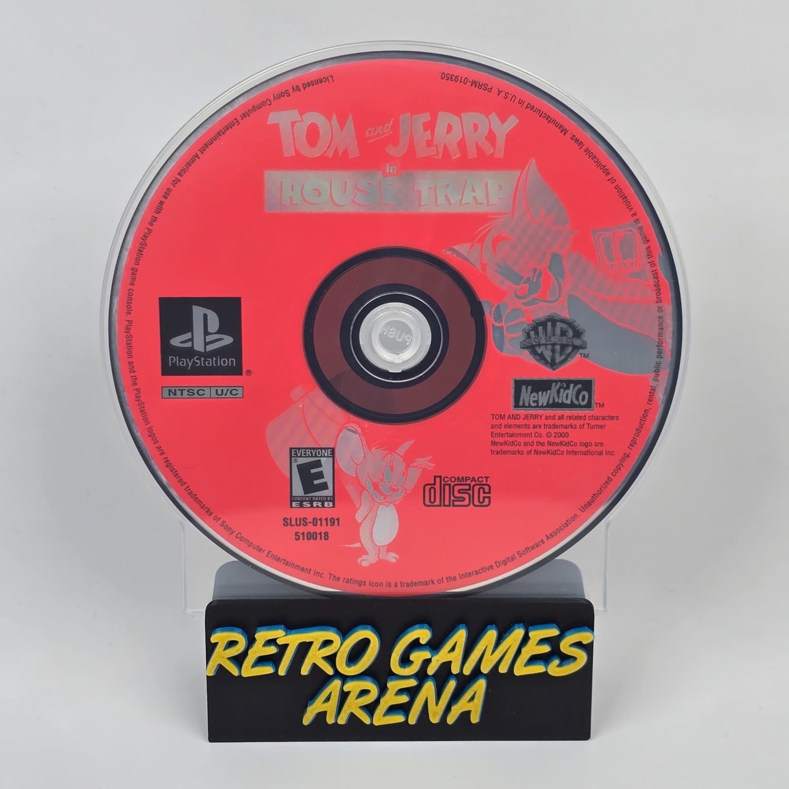 Tom and Jerry in House Trap (PlayStation 1 PS1) Disc