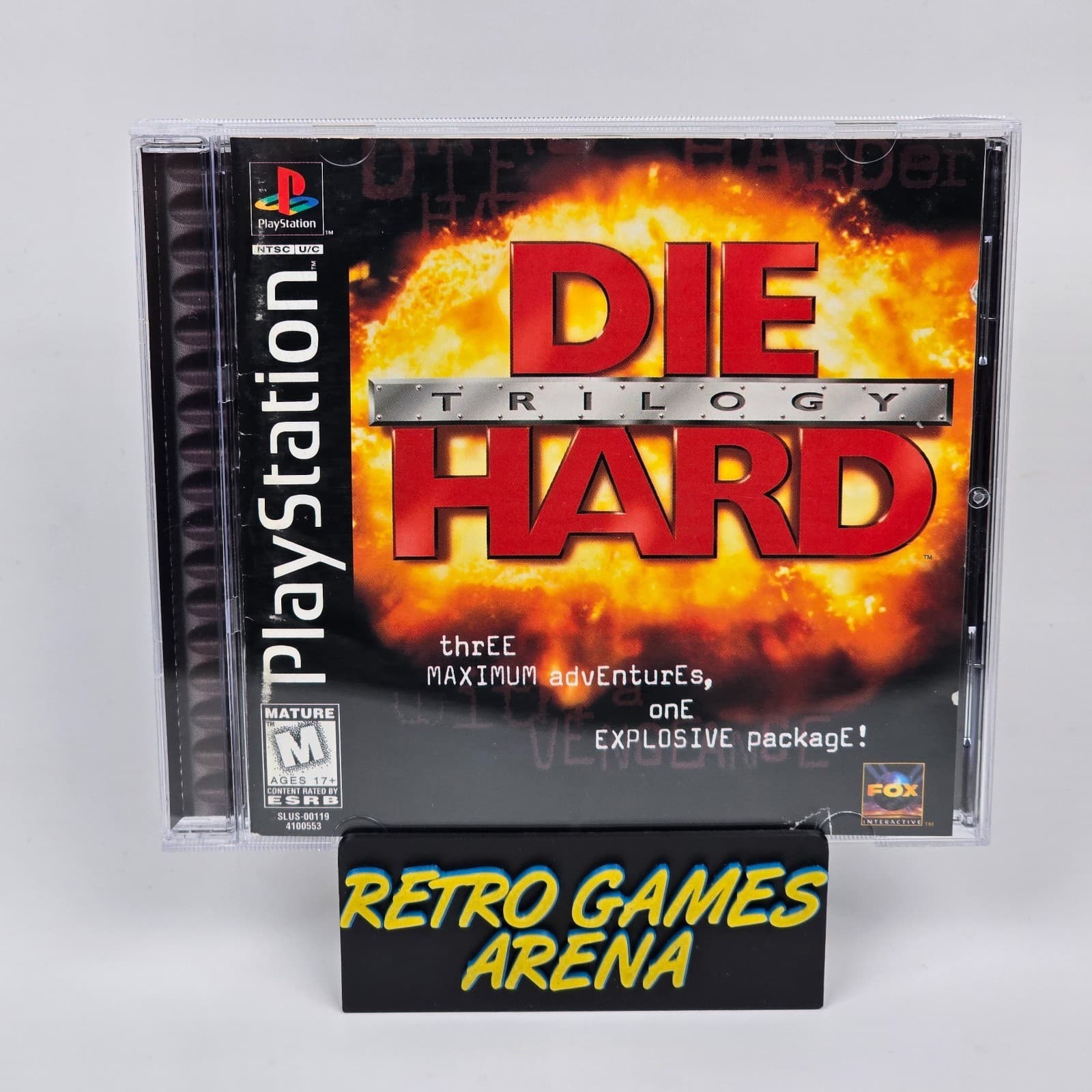 Die Hard Trilogy (PlayStation 1 PS1) Black Label CIB COMPLETE
