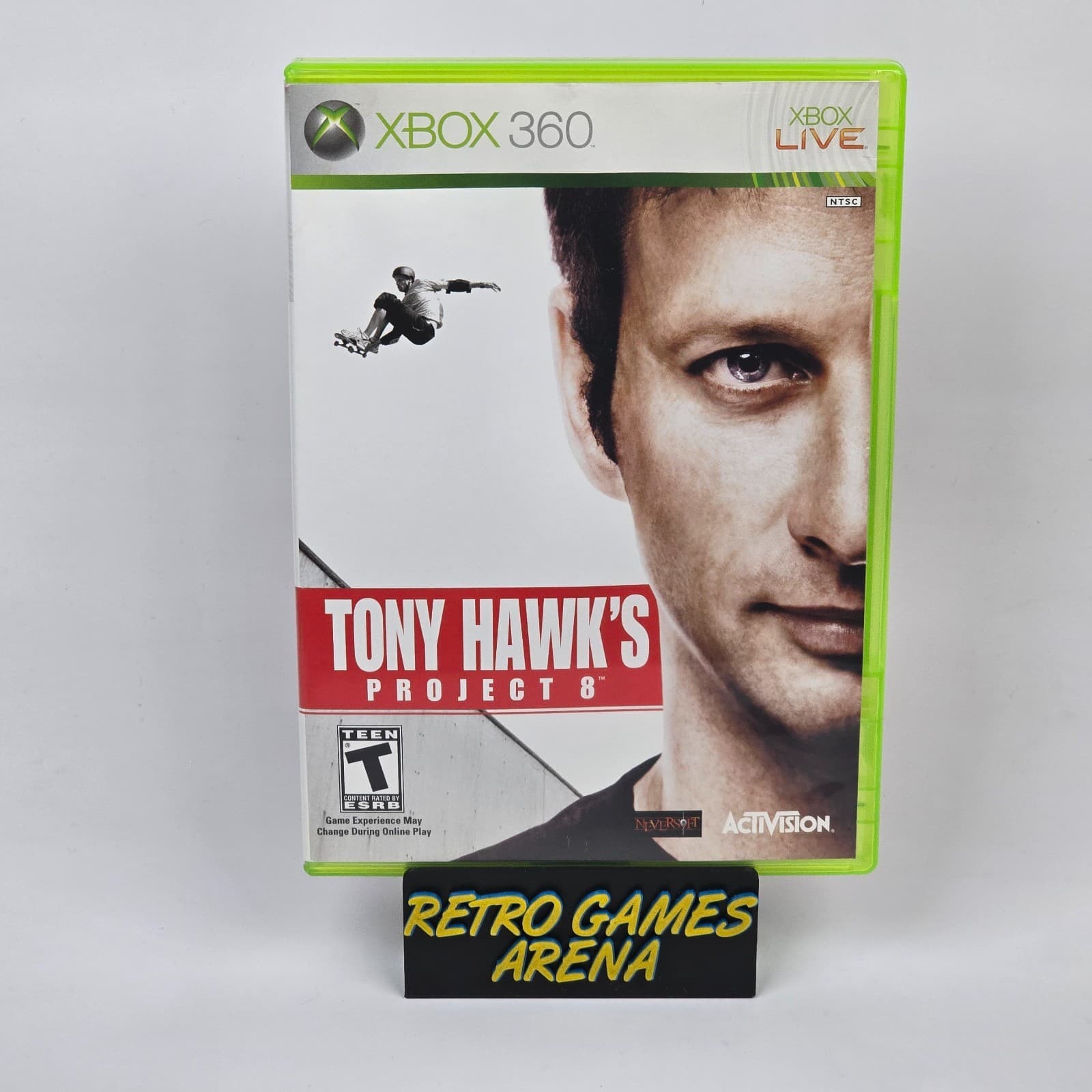 Tony Hawk's Project 8 (Xbox 360) Case & Disc