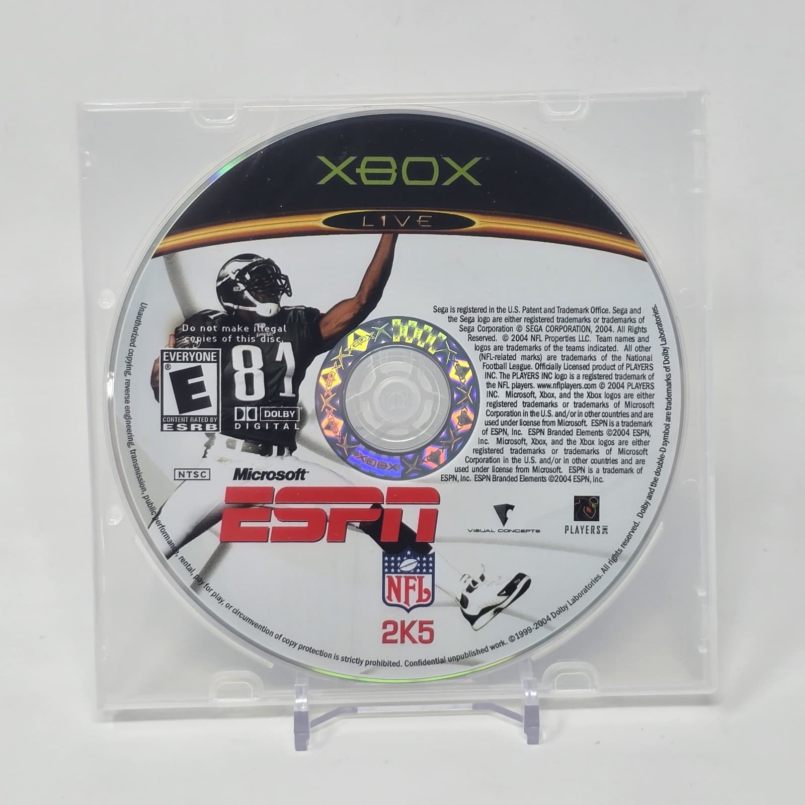 ESPN NFL 2K5 (Original Xbox) Disc TESTED