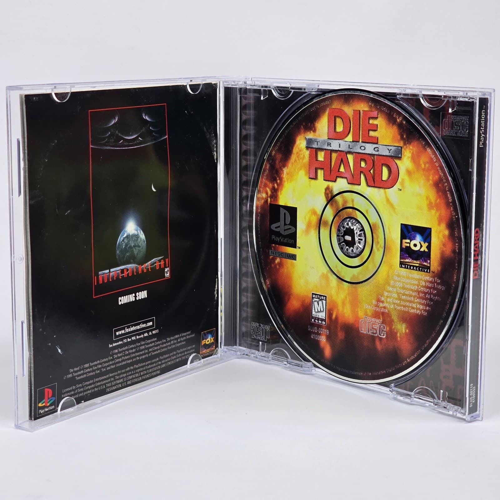 Die Hard Trilogy (PlayStation 1 PS1) Black Label CIB COMPLETE - Thumbnail 2