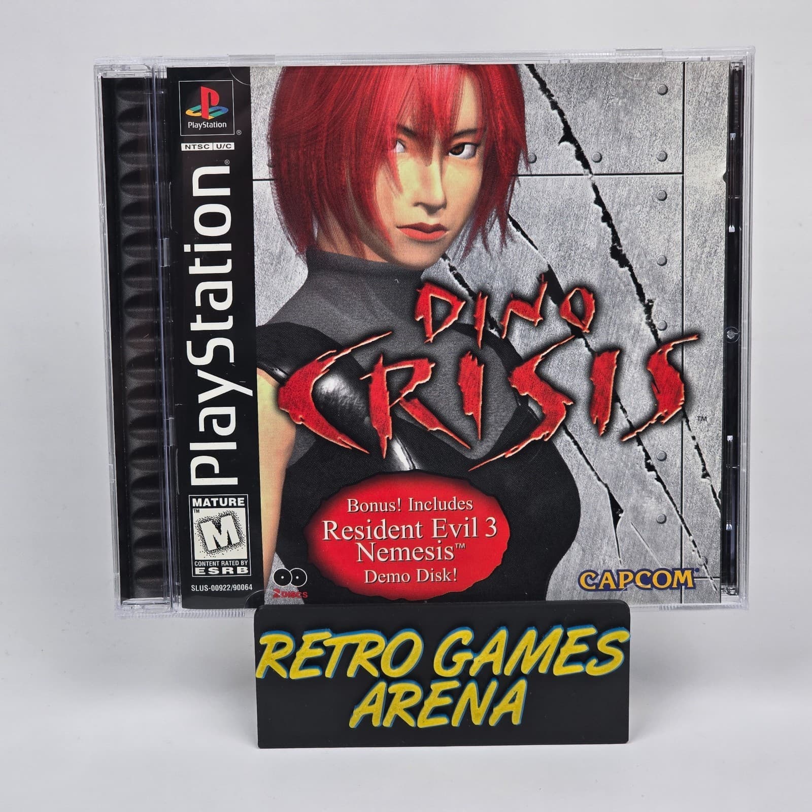 Dino Crisis (PlayStation 1 PS1) CIB COMPLETE (No RE3 Demo Disc)