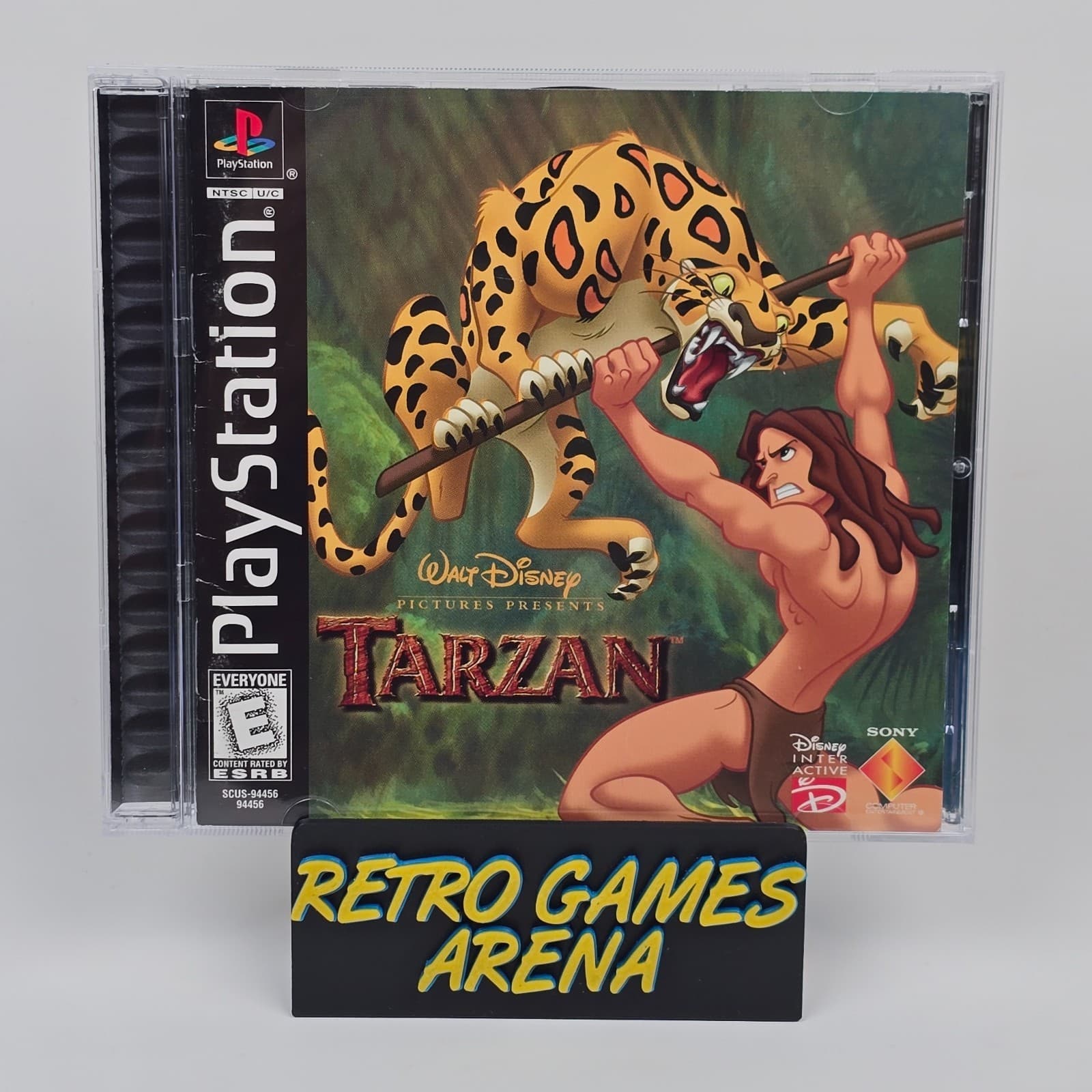 Tarzan (PlayStation 1 PS1) Black Label CIB COMPLETE