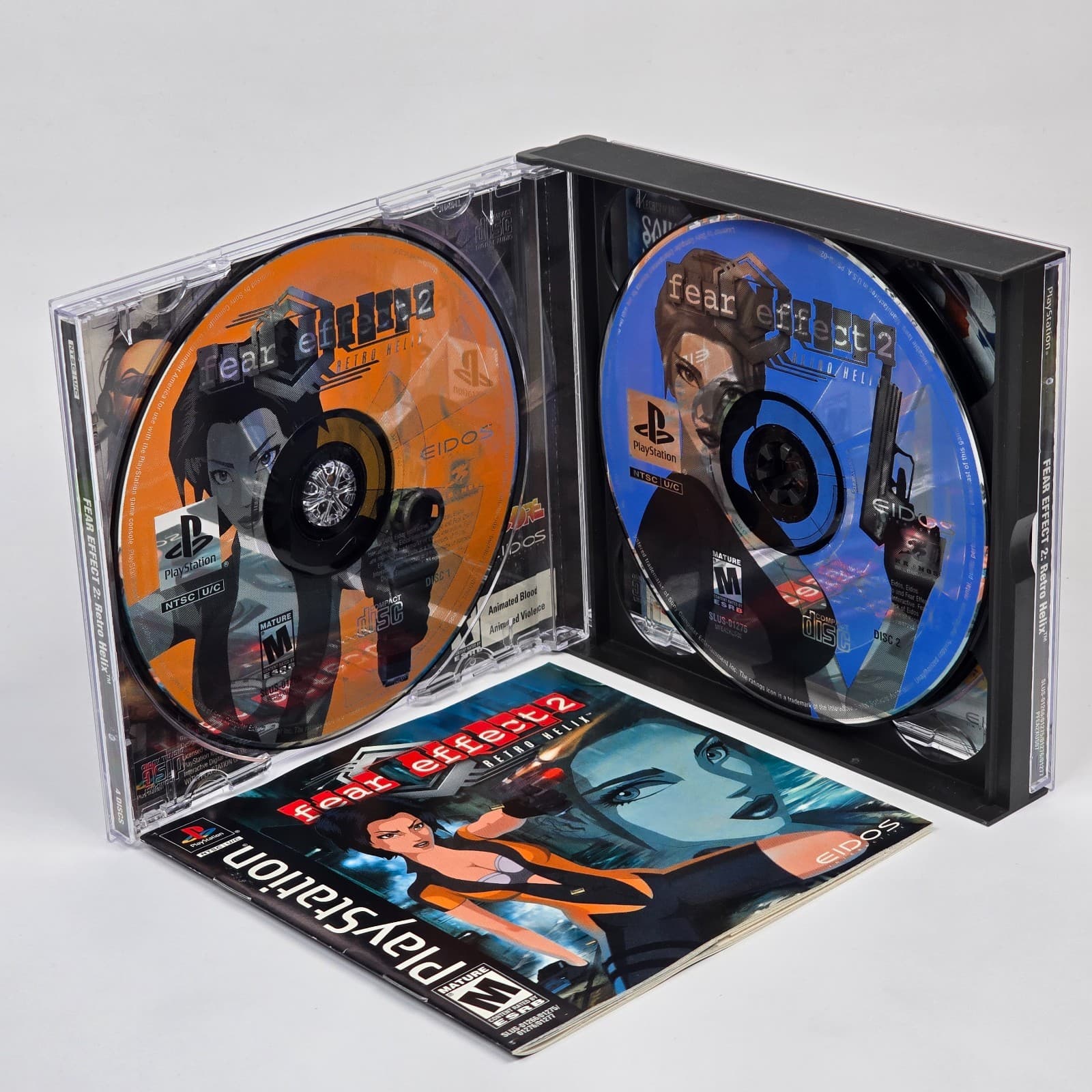 💿REFURBISHED Fear Effect 2: Retro Helix (PlayStation 1 PS1) CIB COMPLETE💿 - Thumbnail 2