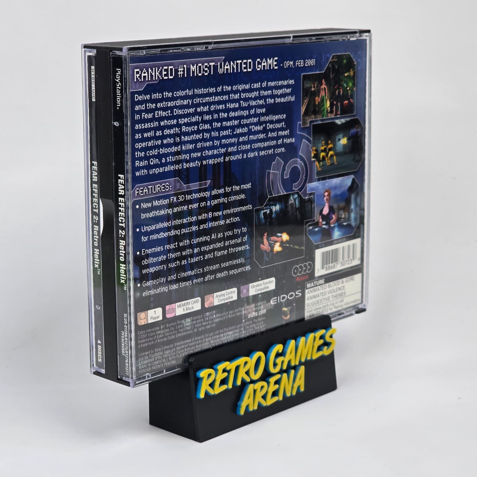 💿REFURBISHED Fear Effect 2: Retro Helix (PlayStation 1 PS1) CIB COMPLETE💿 - Thumbnail 6