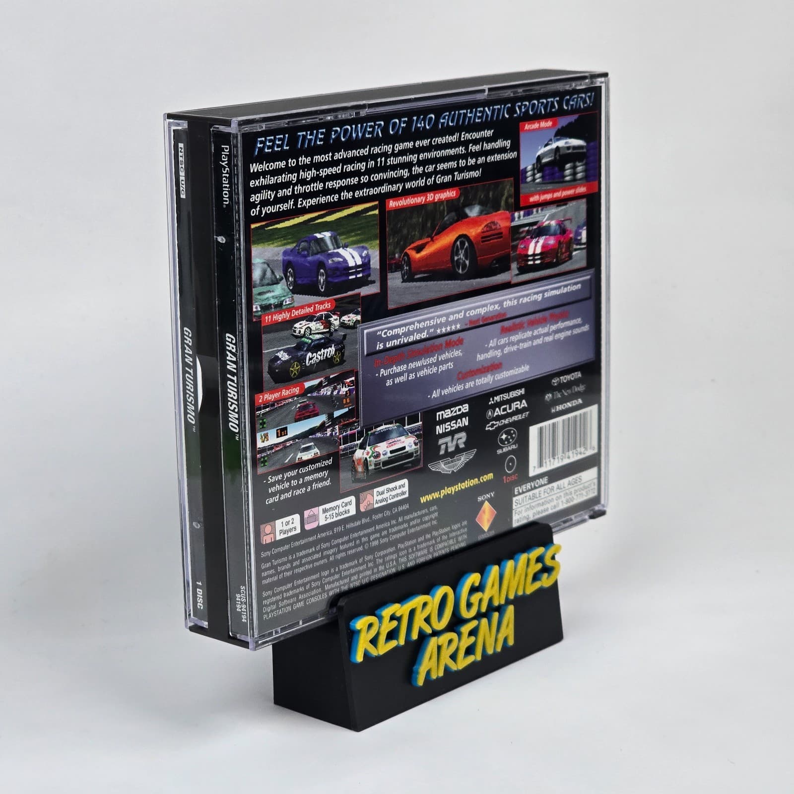 💿REFURBISHED Gran Turismo (PlayStation 1 PS1) Black Label CIB COMPLETE💿 - Thumbnail 5