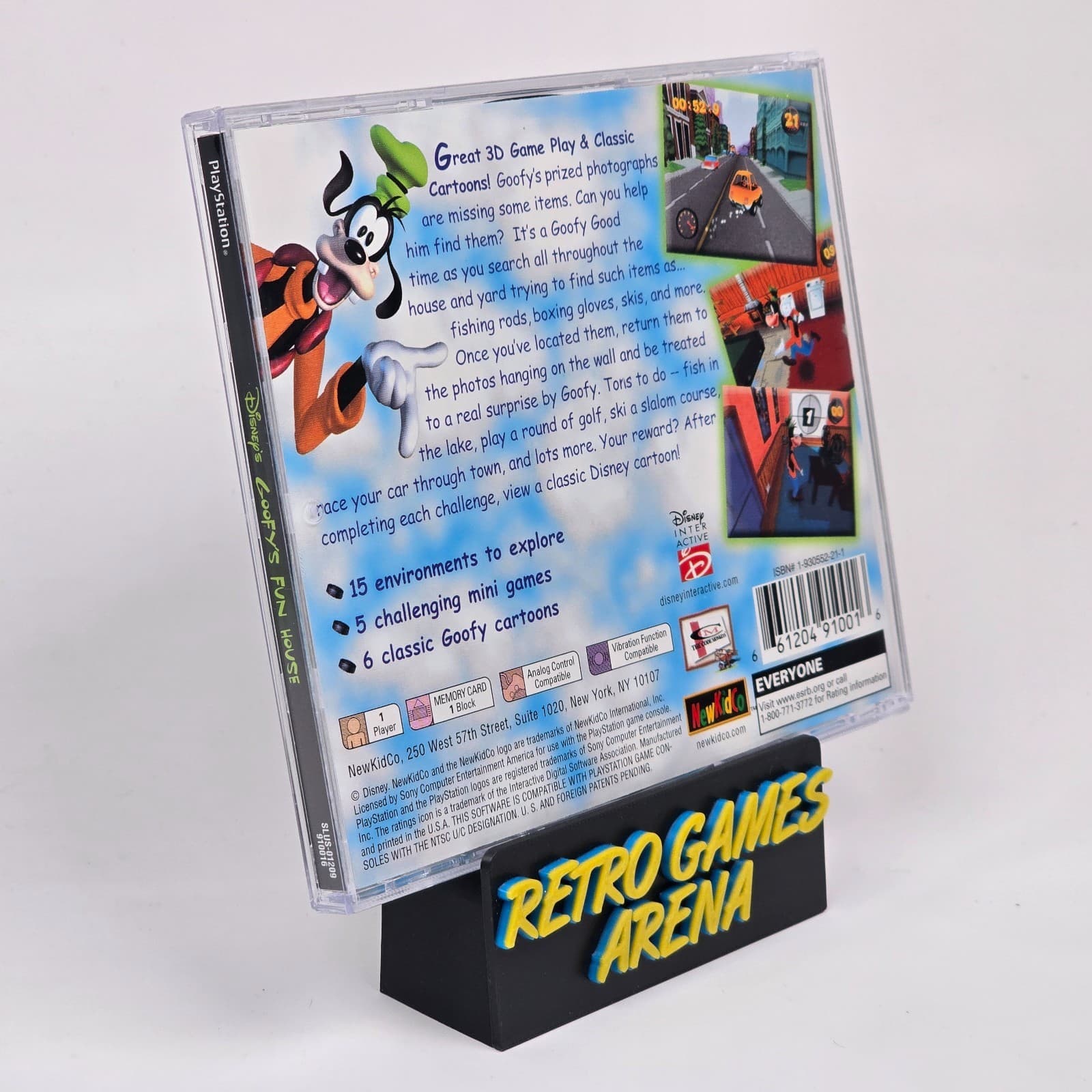 💿REFURBISHED Goofy's Fun House (PlayStation 1 PS1) CIB COMPLETE💿 - Thumbnail 4