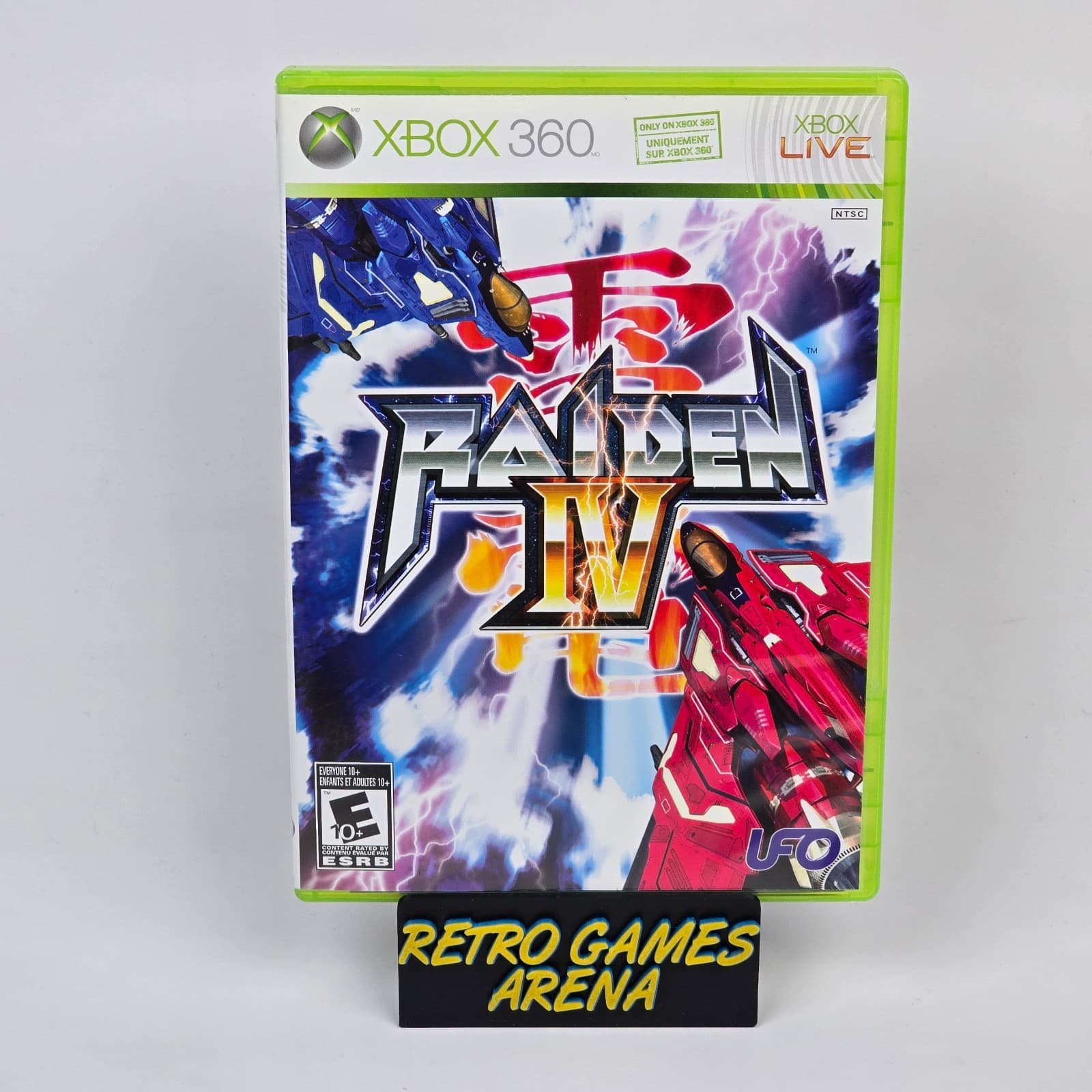 Raiden IV 4 (Xbox 360) CIB COMPLETE with Soundtrack