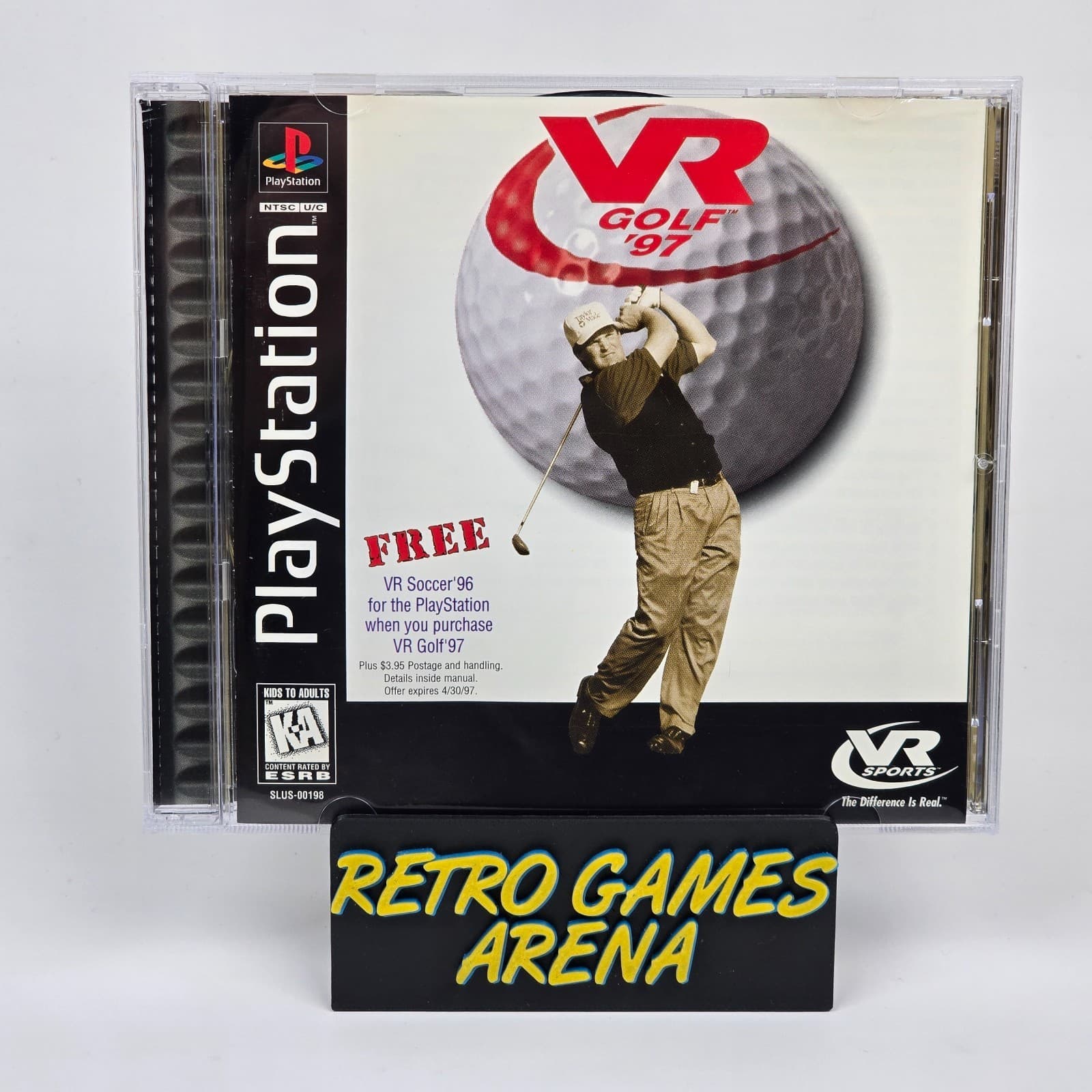 VR Golf 97 (PlayStation 1 PS1) CIB COMPLETE