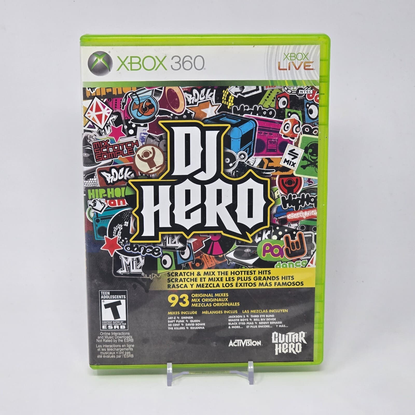 DJ Hero (Xbox 360) CIB COMPLETE & TESTED