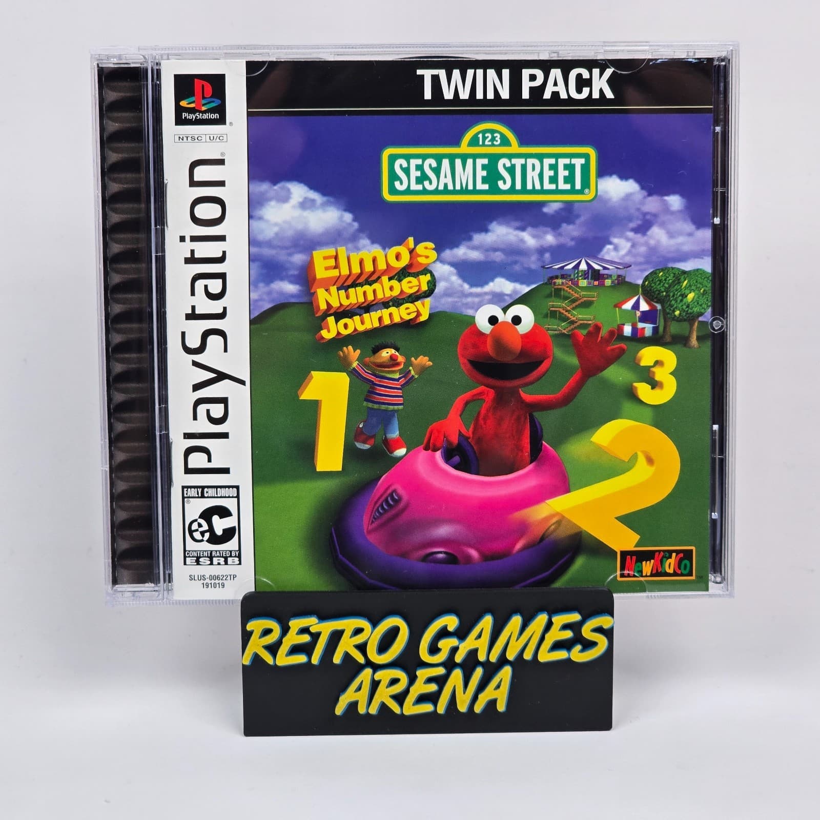 Elmo's Number Journey (PlayStation 1 PS1) Twin Pack Label CIB COMPLETE