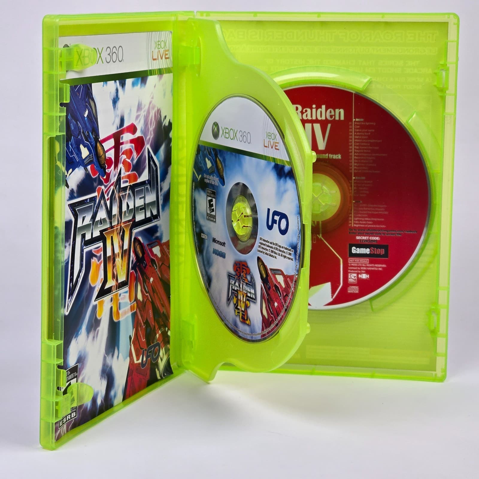 Raiden IV 4 (Xbox 360) CIB COMPLETE with Soundtrack - Thumbnail 2
