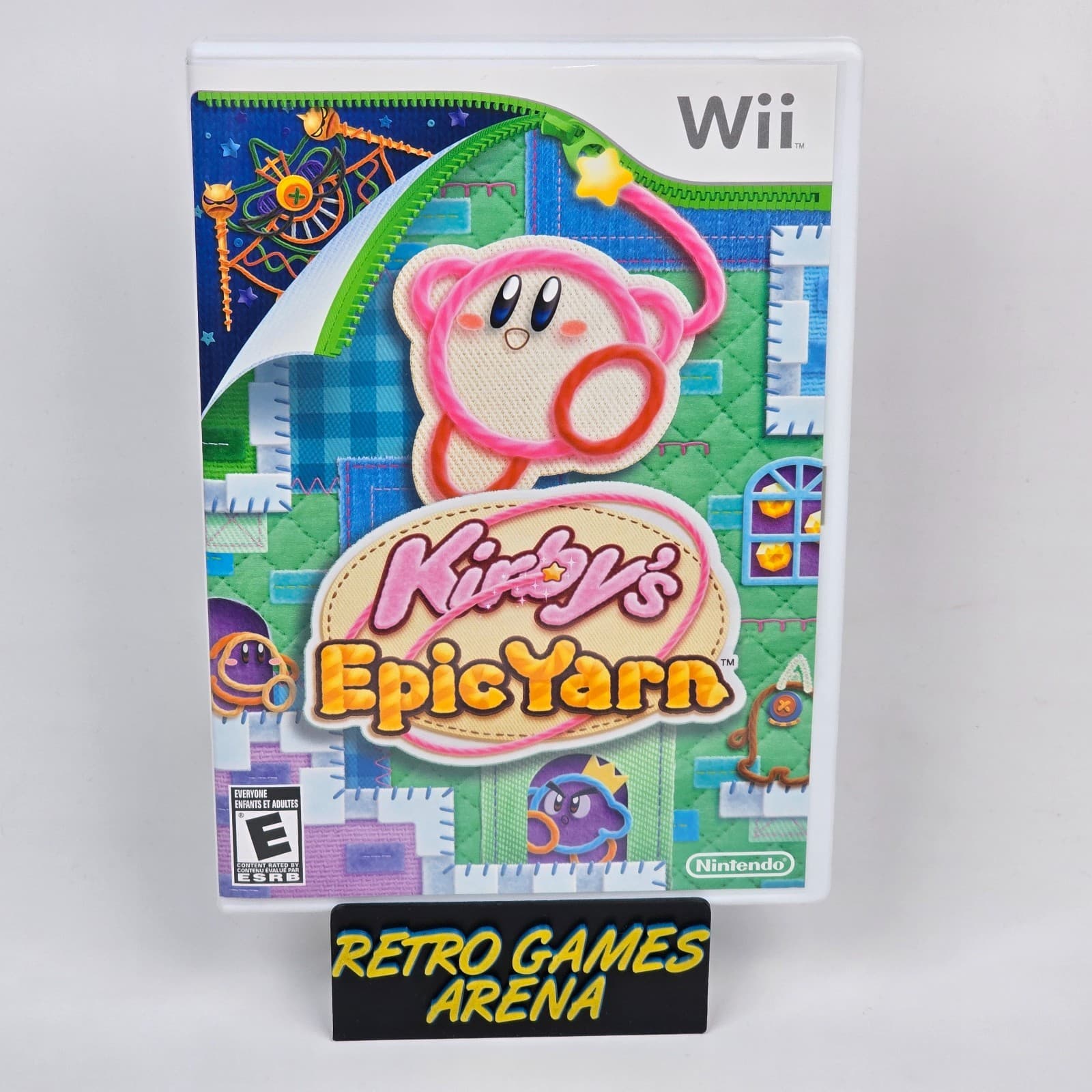 Kirby's Epic Yarn (Nintendo Wii) CIB COMPLETE