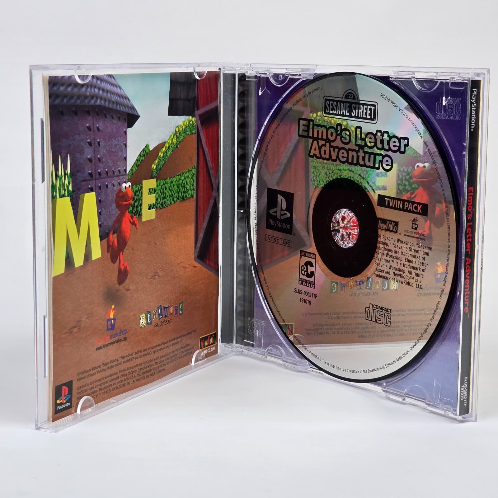 Elmo's Letter Adventure (PlayStation 1 PS1) Twin Pack Label CIB COMPLETE - Thumbnail 2