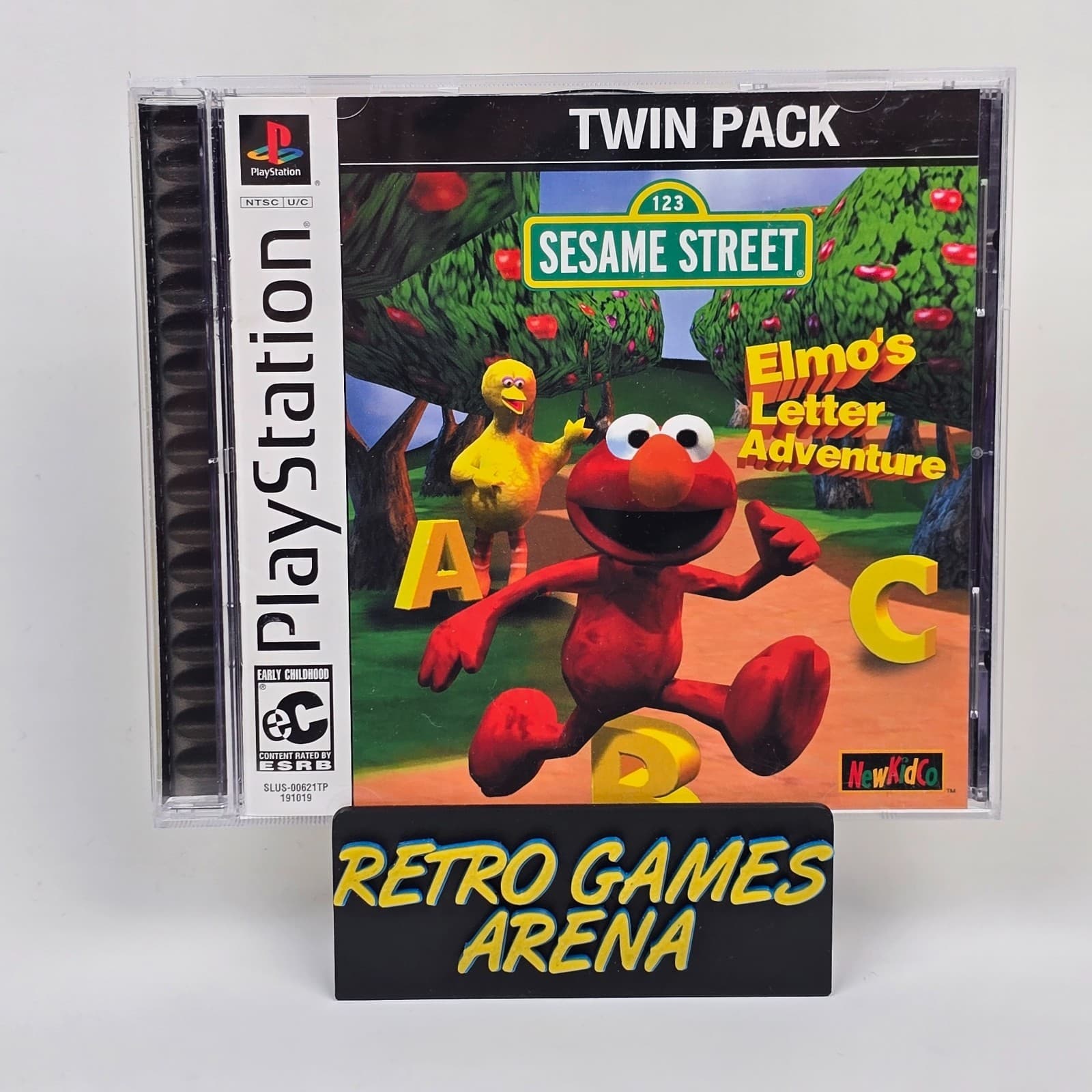 Elmo's Letter Adventure (PlayStation 1 PS1) Twin Pack Label CIB COMPLETE