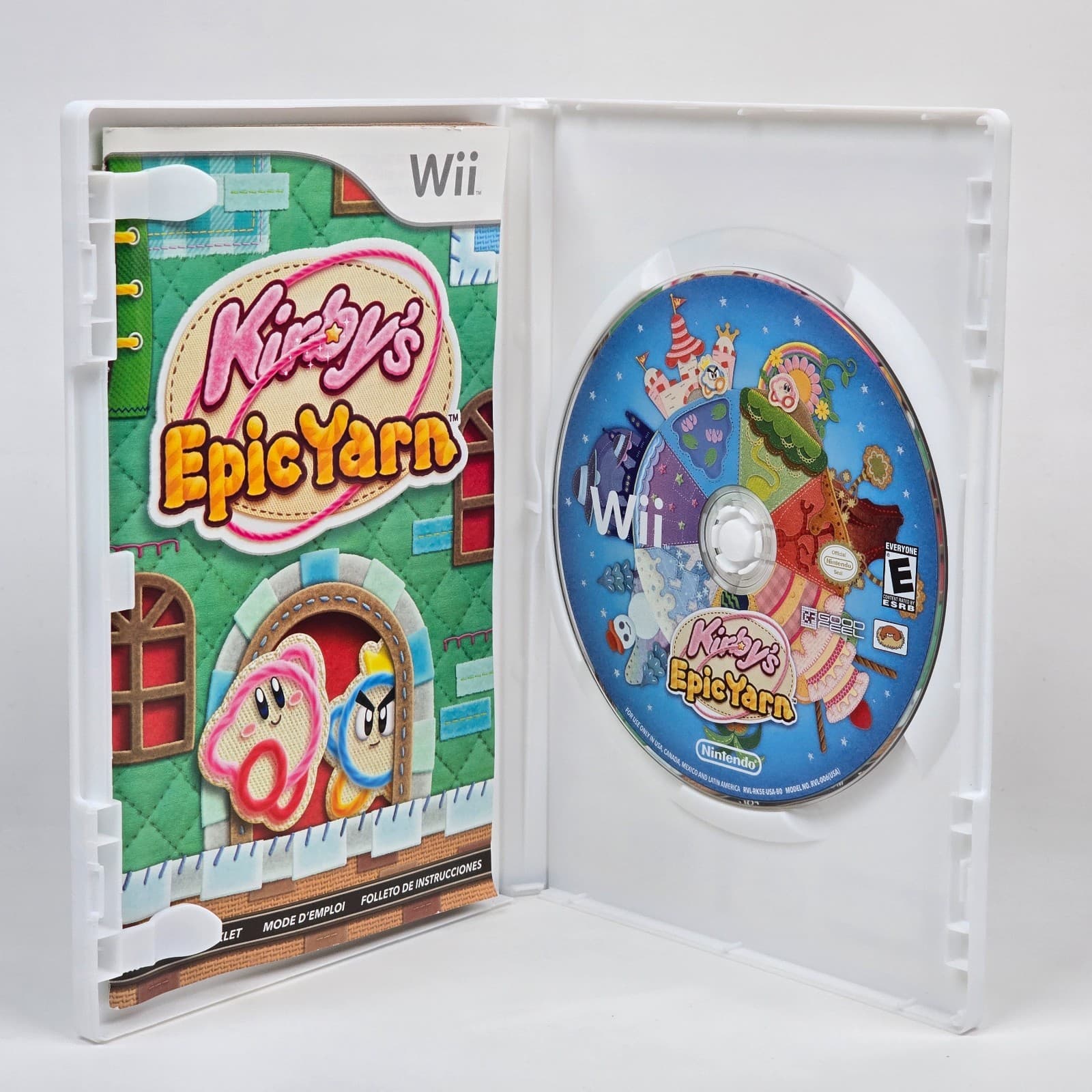 Kirby's Epic Yarn (Nintendo Wii) CIB COMPLETE - Thumbnail 2