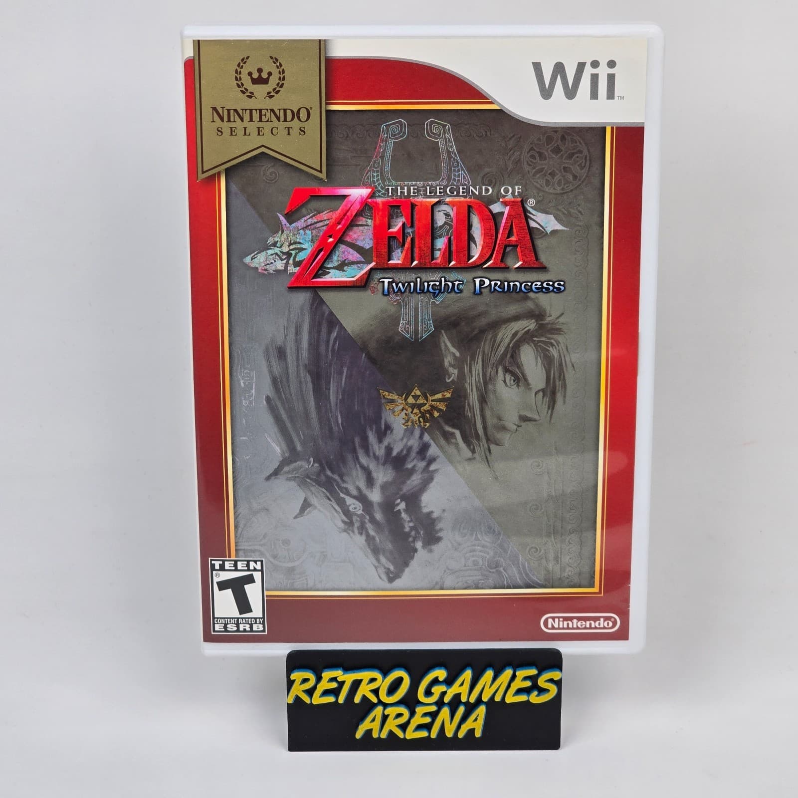 The LEgend of Zelda: Twilight Princess (Nintendo Wii) Selects Case & Disc