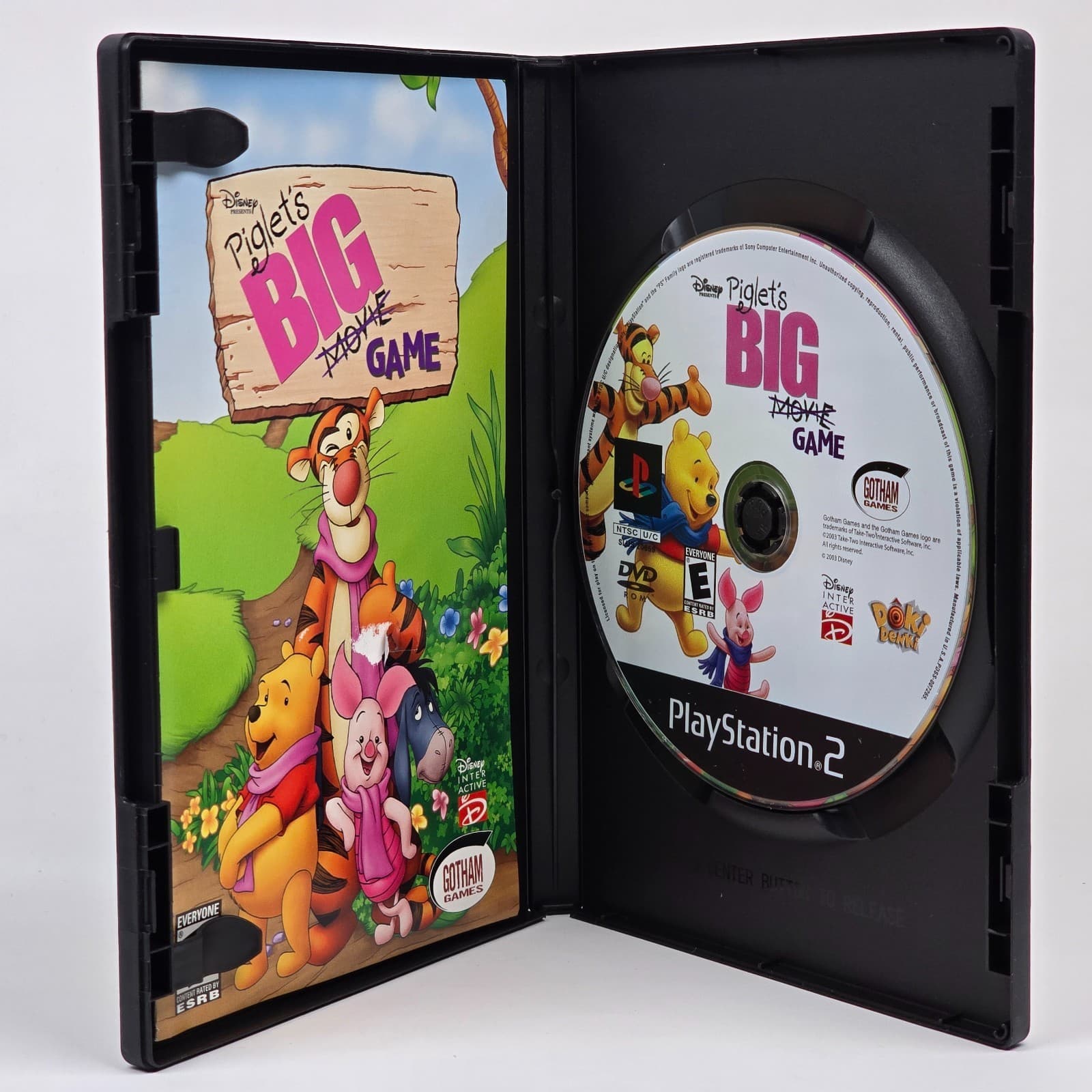 💿REFURBISHED Piglet's Big Movie Game (PlayStation 2 PS2) CIB COMPLETE💿 - Thumbnail 2