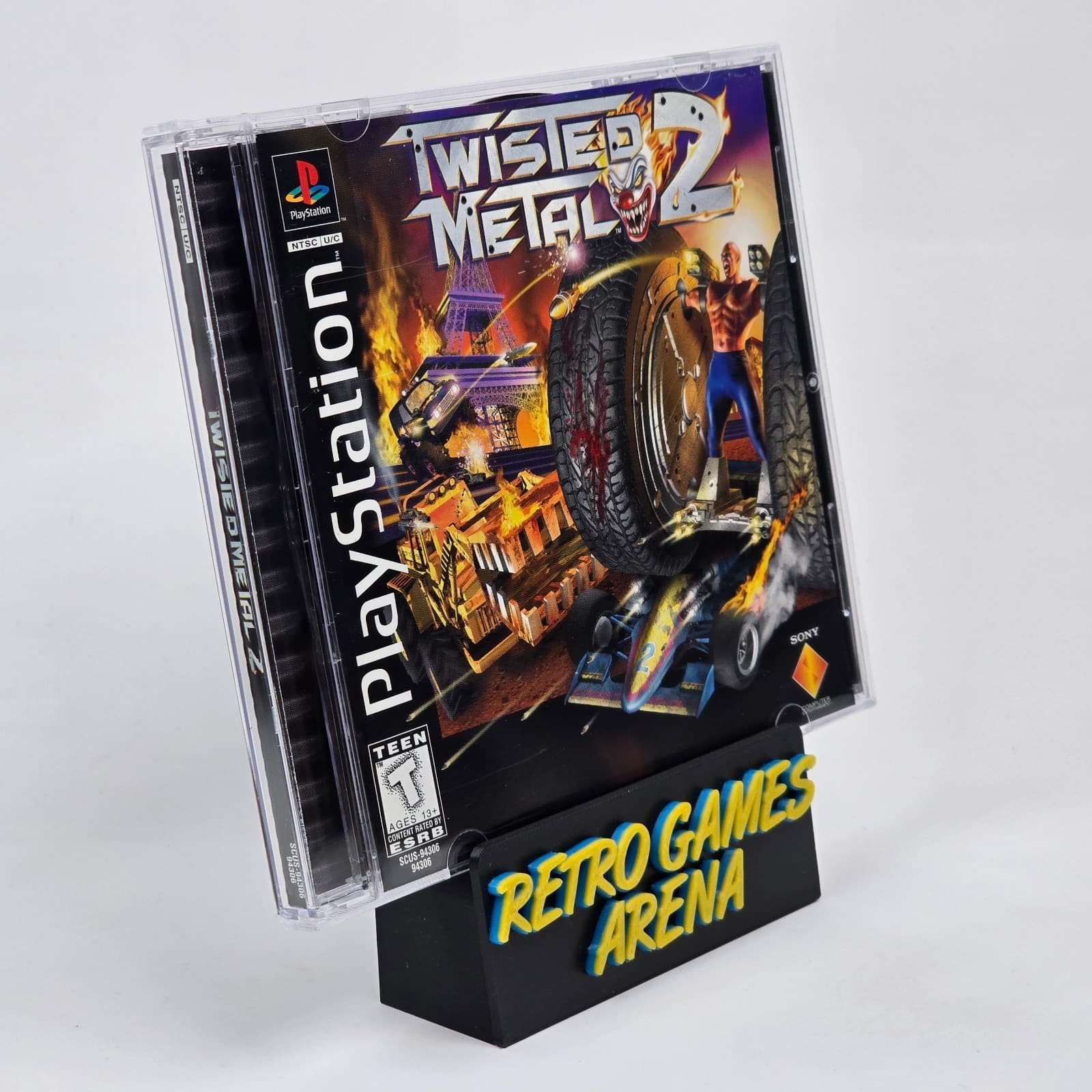 💿REFURBISHED Twisted Metal 2 (PlayStation 1 PS1) Black Label CIB COMPLETE💿