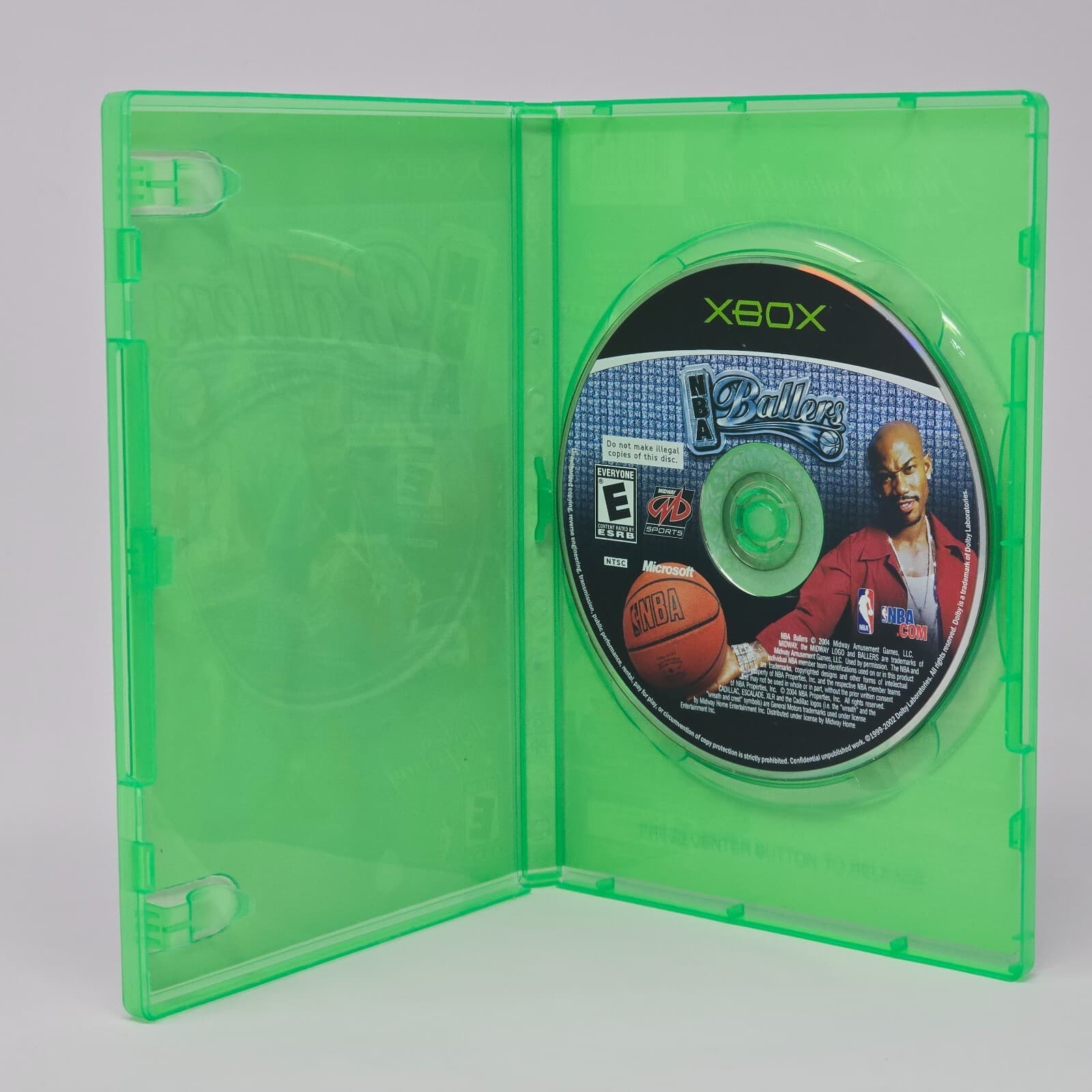 NBA Ballers (Original Xbox) Black Label Case & Disc TESTED - Thumbnail 2