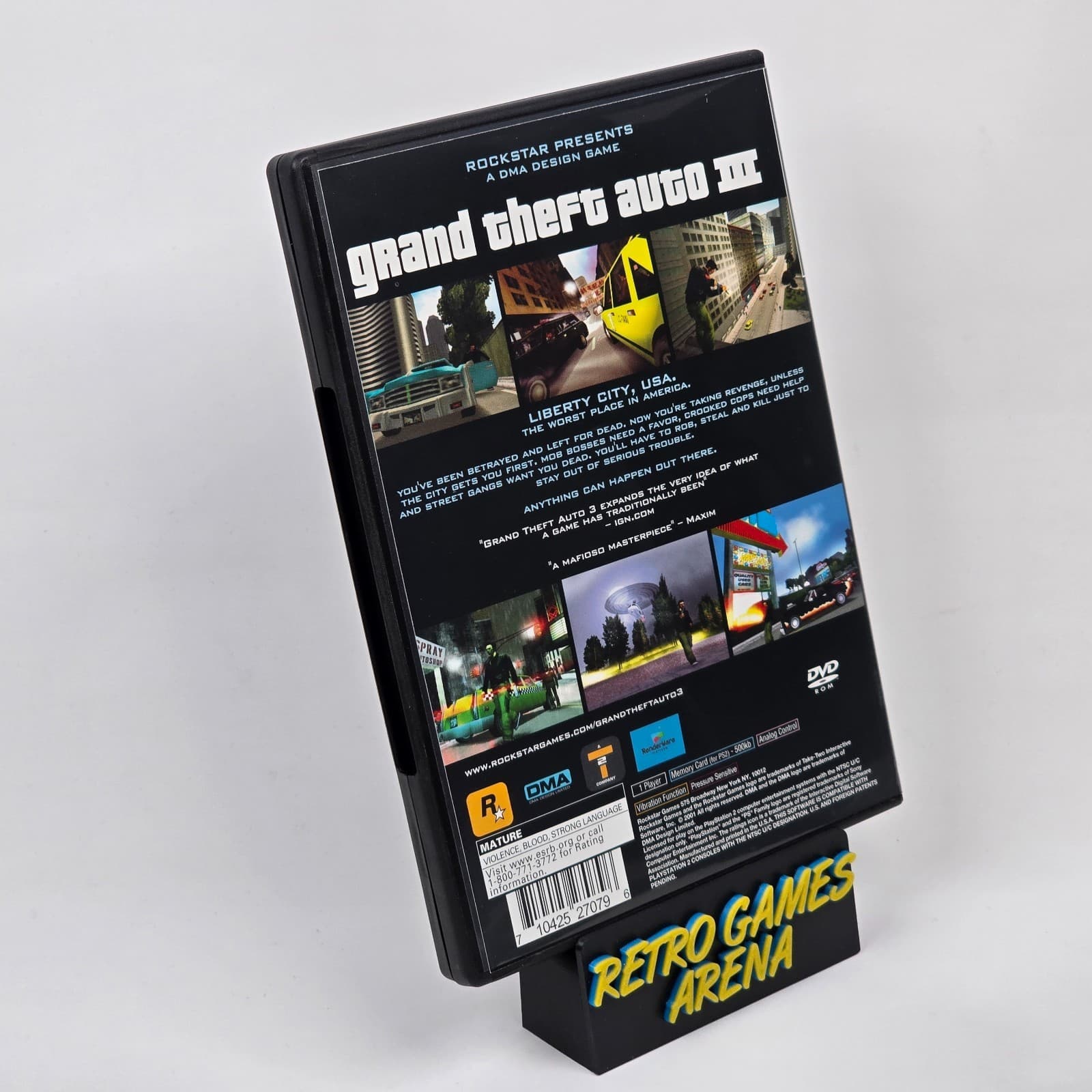 💿REFURBISHED Grand Theft Auto III 3 (PlayStation 2 PS2) BL CIB w/ MAP💿 - Thumbnail 4