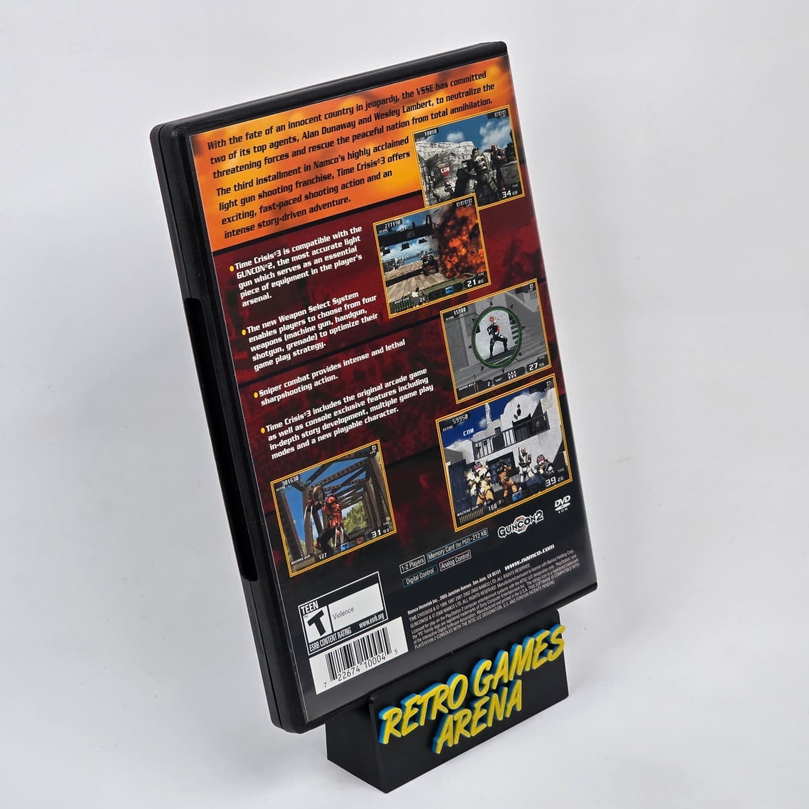 💿REFURBISHED Time Crisis 3 (PlayStation 2 PS2) CIB COMPLETE💿 - Thumbnail 4