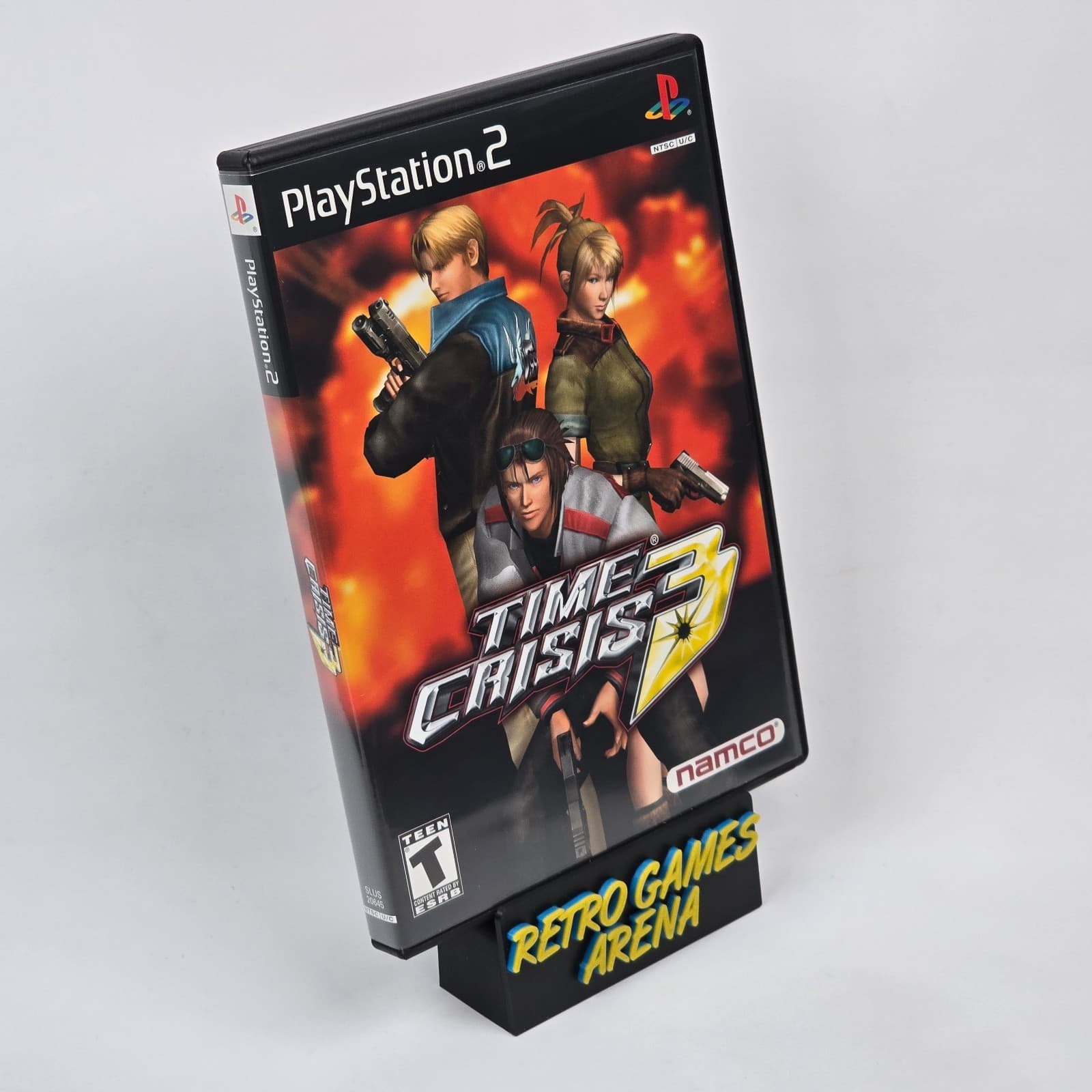 💿REFURBISHED Time Crisis 3 (PlayStation 2 PS2) CIB COMPLETE💿