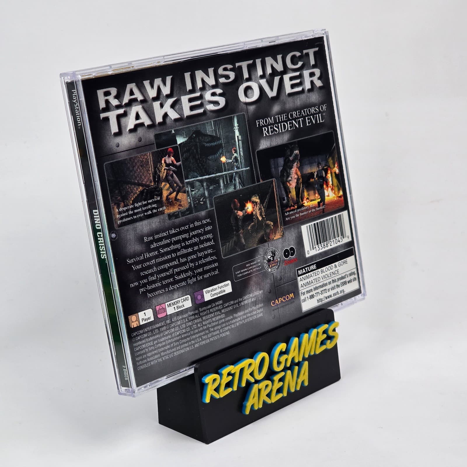 💿REFURBISHED Dino Crisis with Resident Evil 3 Demo (PlayStation 1 PS1) CIB💿 - Thumbnail 6