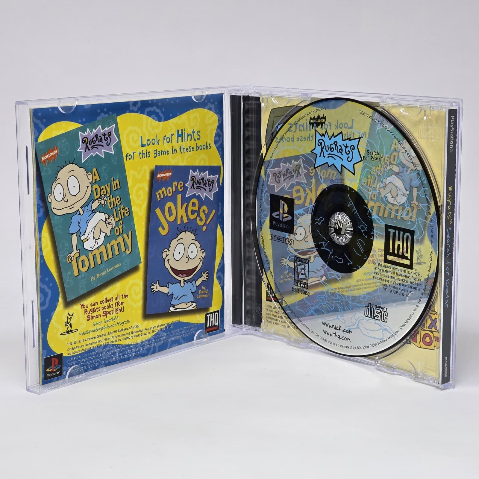 Rugrats: Search for Reptar (PlayStation 1 PS1) Black Label CIB COMPLETE & TESTED - Thumbnail 2