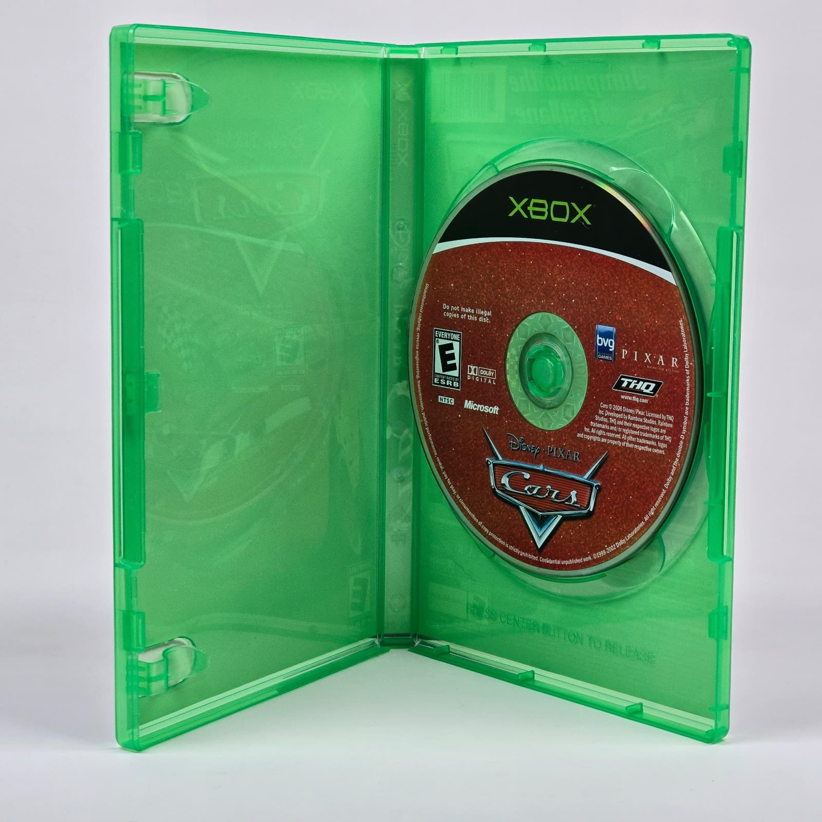 Disney Pixar Cars (Original Xbox) Black Label Case & Disc - Thumbnail 2
