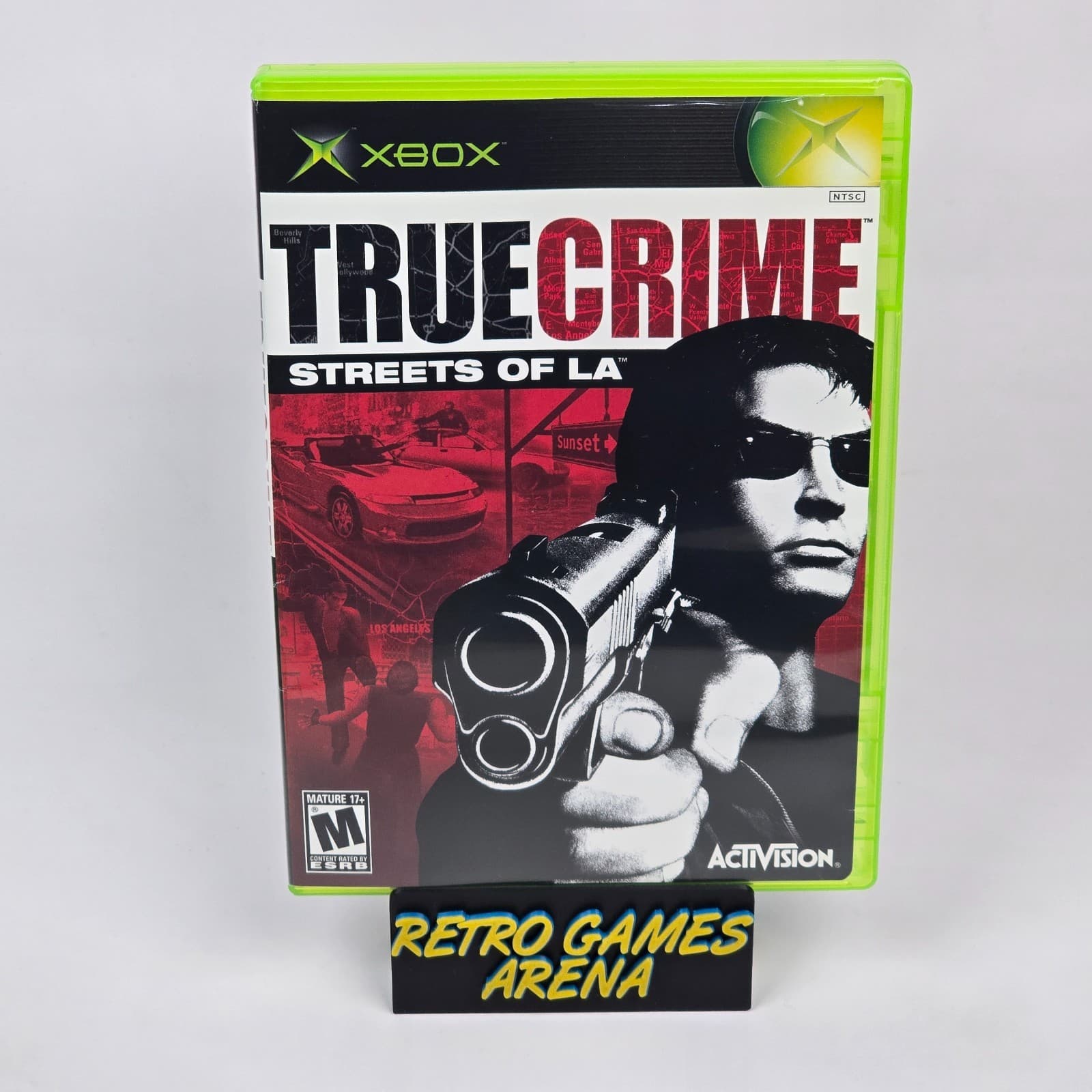 True Crime: Streets of LA (Original Xbox) Black Label Case & Disc