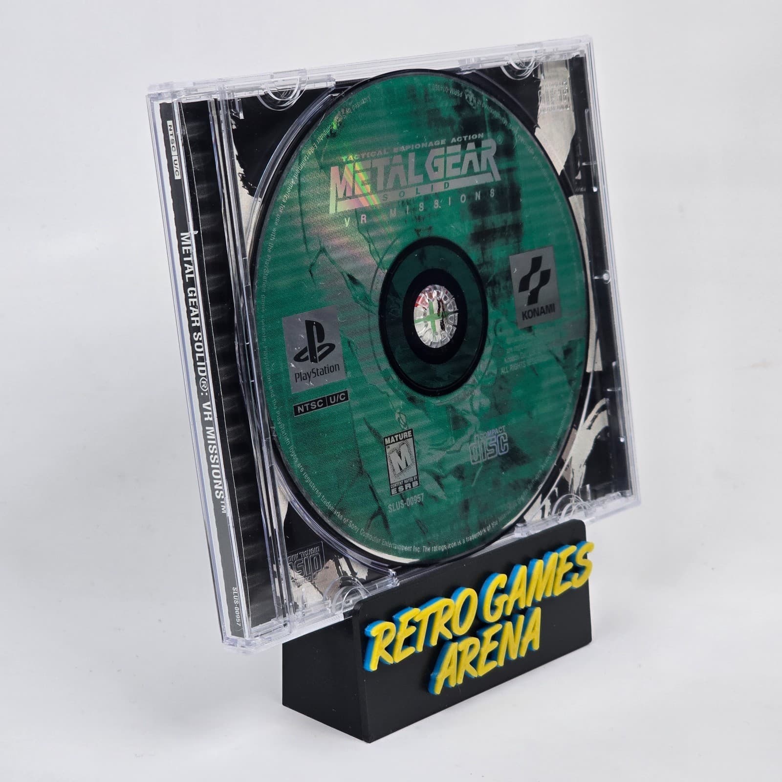 Metal Gear Solid: VR Missions (PlayStation 1 PS1) Case & Disc