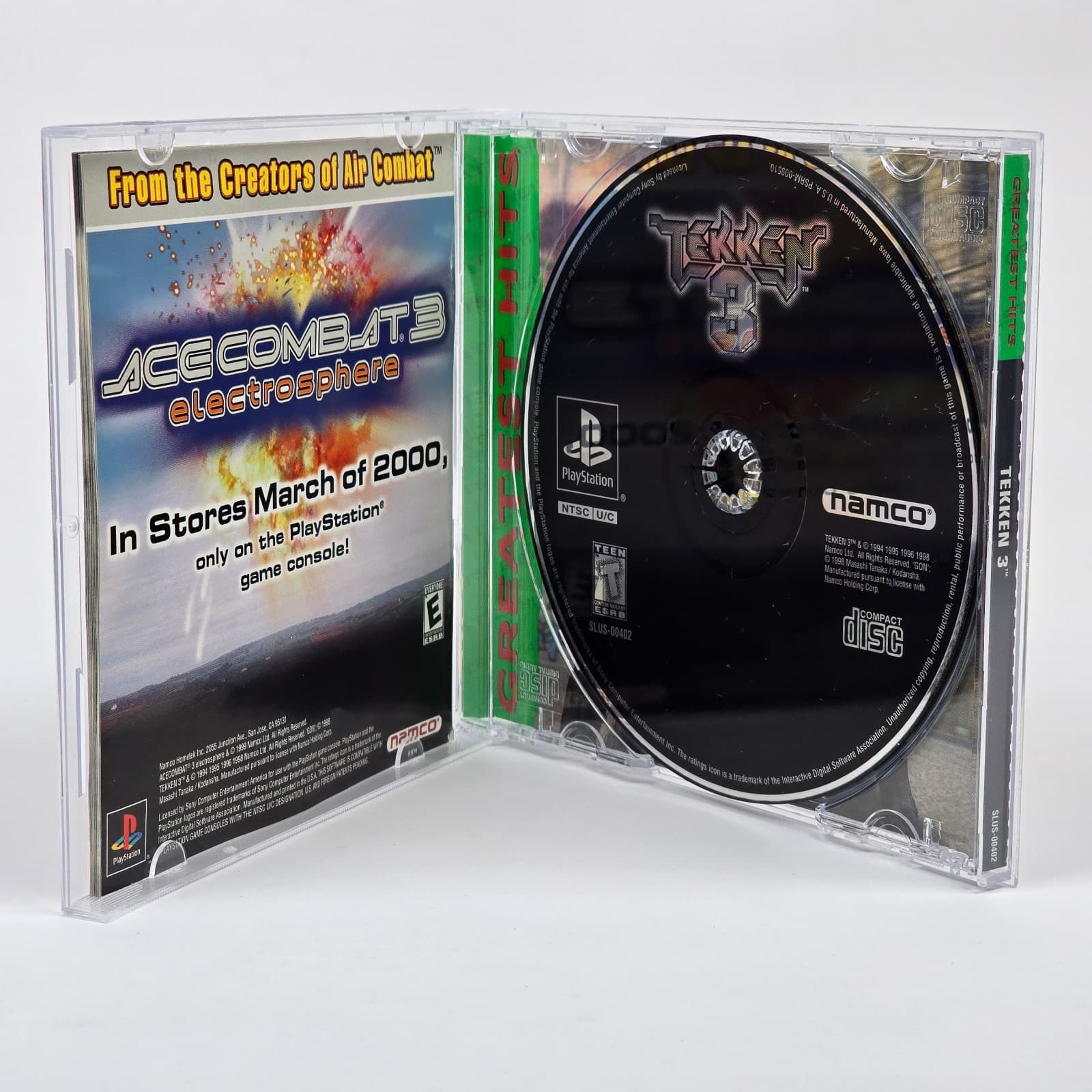 Tekken 3 (PlayStation 1 PS1) Greatest Hits CIB COMPLETE - Thumbnail 2