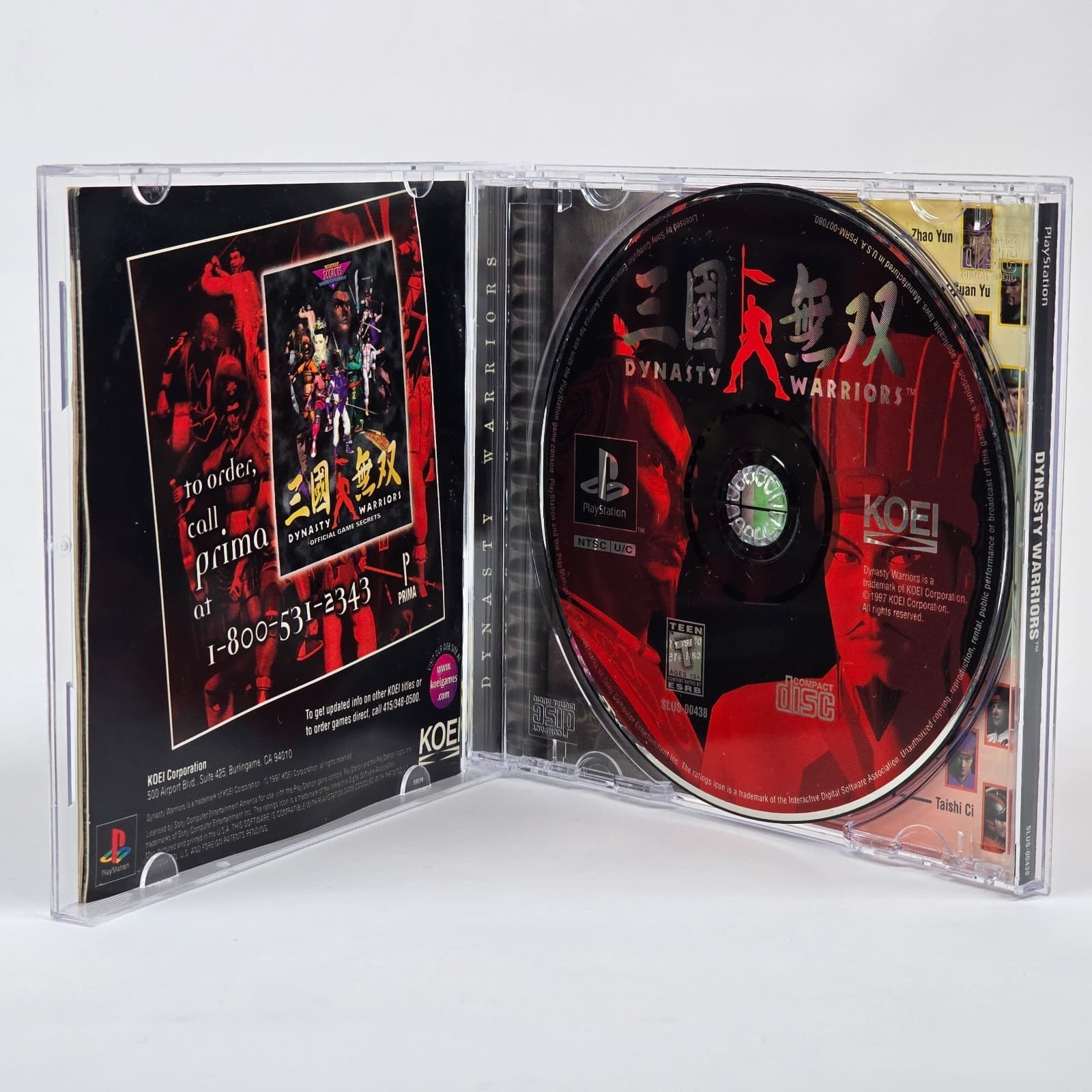 Dynasty Warriors (PlayStation 1 PS1) CIB COMPLETE - Thumbnail 2