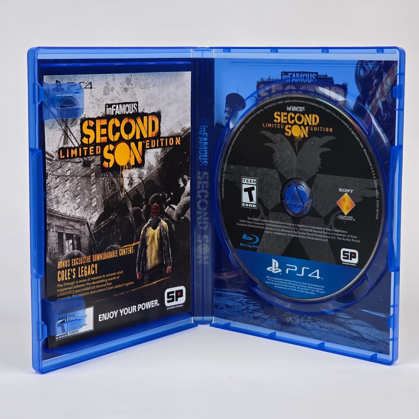 inFamous: Second Son - Limited Edition (PlayStation 4 PS4) CIB COMPLETE - Thumbnail 2