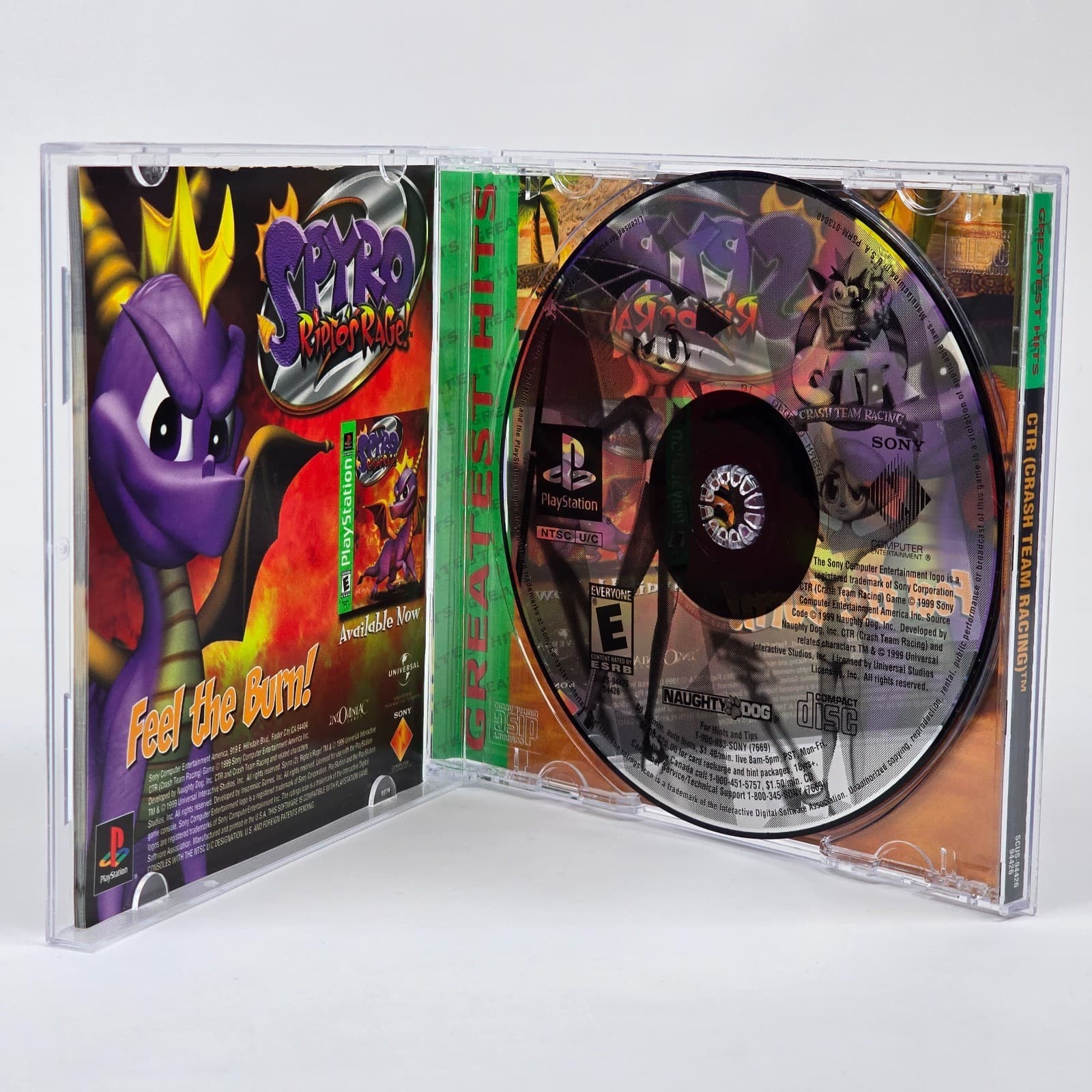 CTR: Crash Team Racing (PlayStation 1 PS1) Greatest Hits CIB COMPLETE - Thumbnail 2
