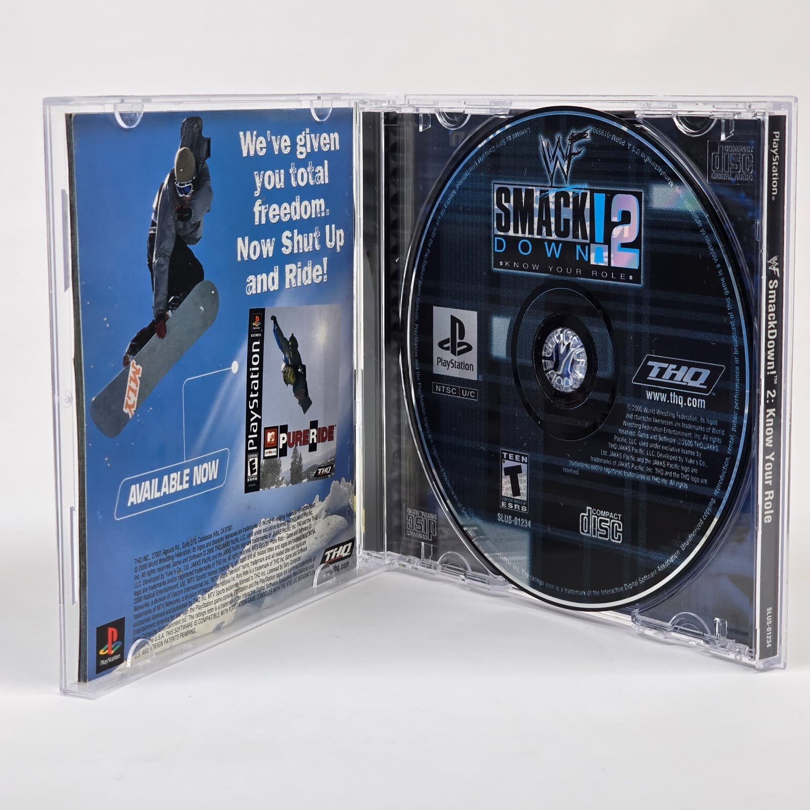 WWF SmackDown 2: Know Your Role (PlayStation 1 PS1) Black Label CIB COMPLETE - Thumbnail 2